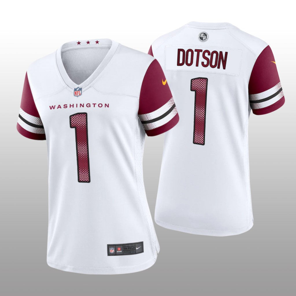 Washington Commanders Jahan Dotson White Jersey Game Women's