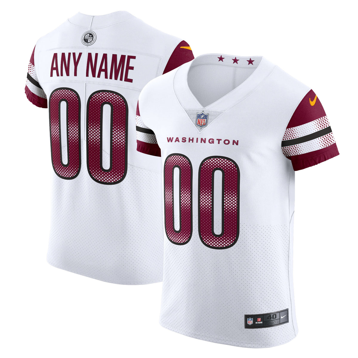 Washington Commanders Nike Vapor Untouchable Elite Custom Jersey White