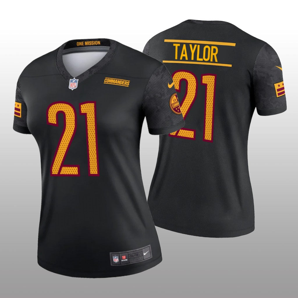Washington Commanders Sean Taylor Black Jersey Alternate Legend Women's