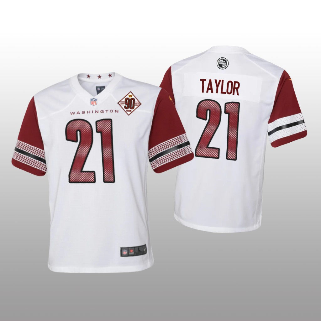 Washington Commanders Sean Taylor White Jersey 90th Anniversary Youth