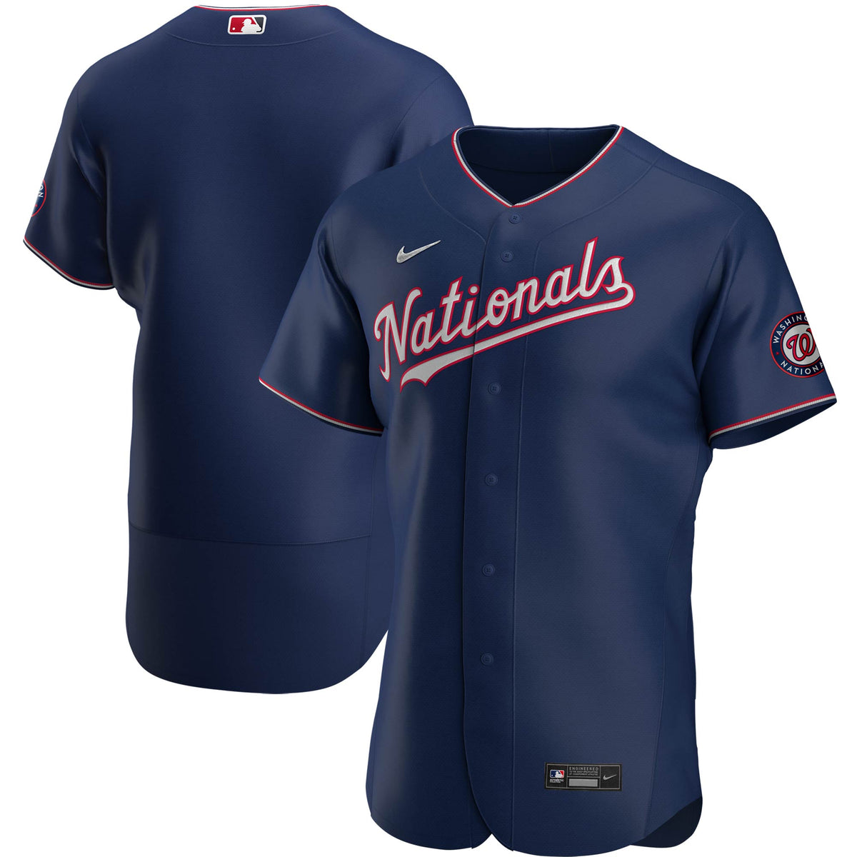 Washington Nationals Nike Alternate Authentic Team Jersey Navy