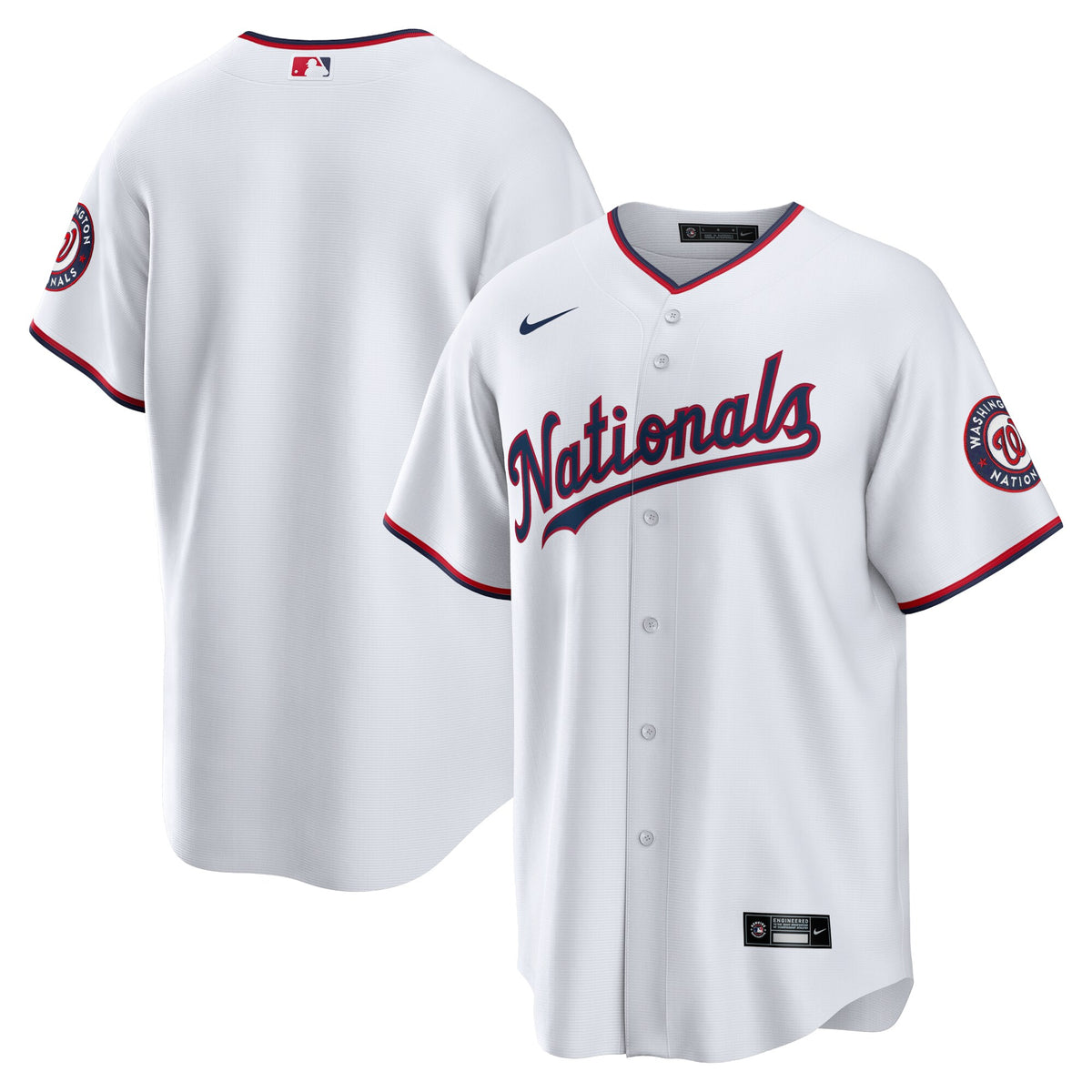Washington Nationals Nike Alternate Replica Team Jersey White