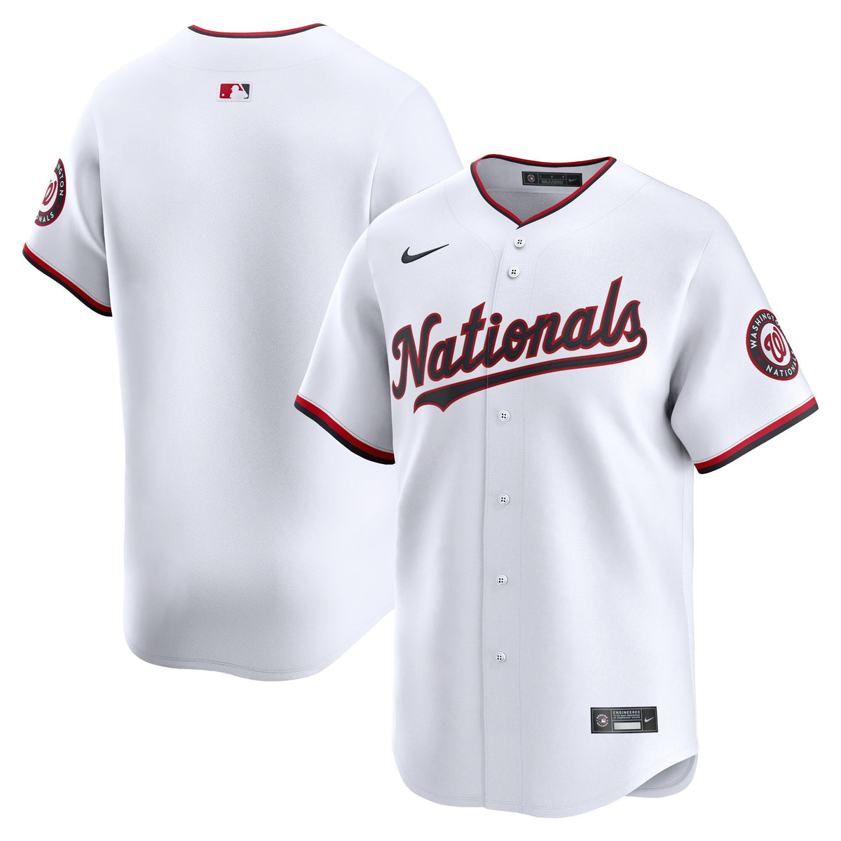 Washington Nationals Nike Youth Home Limited Jersey White