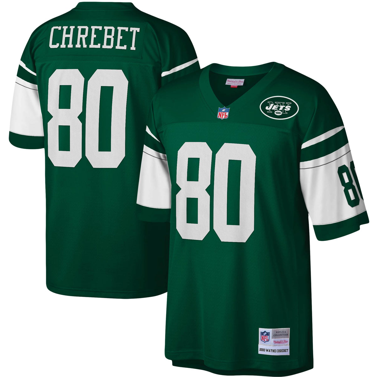 Wayne Chrebet New York Jets Mitchell Ness Legacy Replica Jersey Green