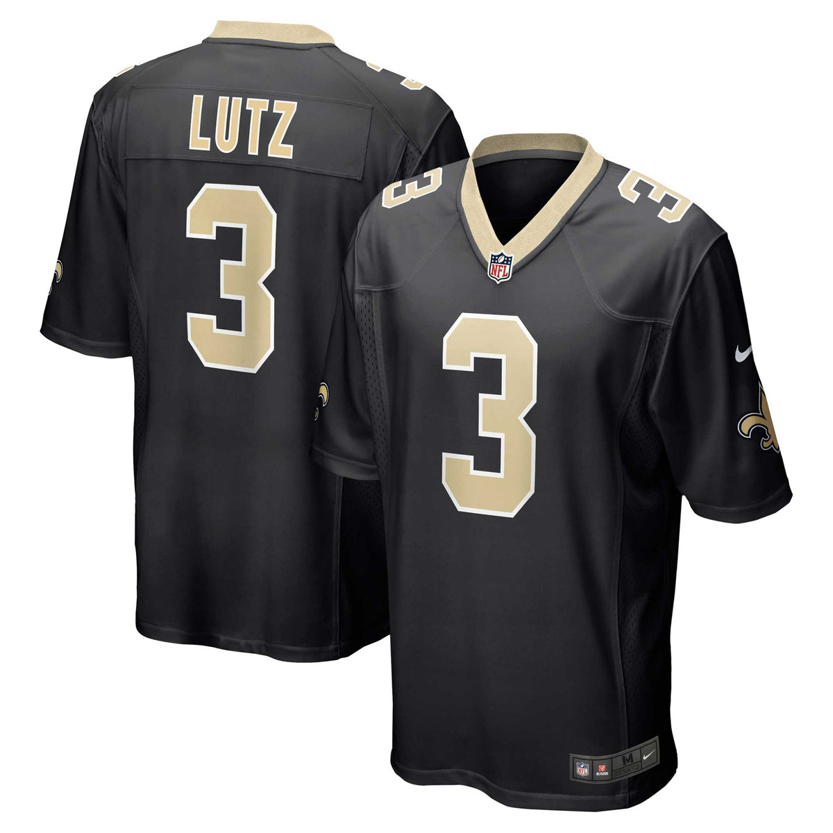 Wil Lutz New Orleans Saints Nike Game Jersey Black