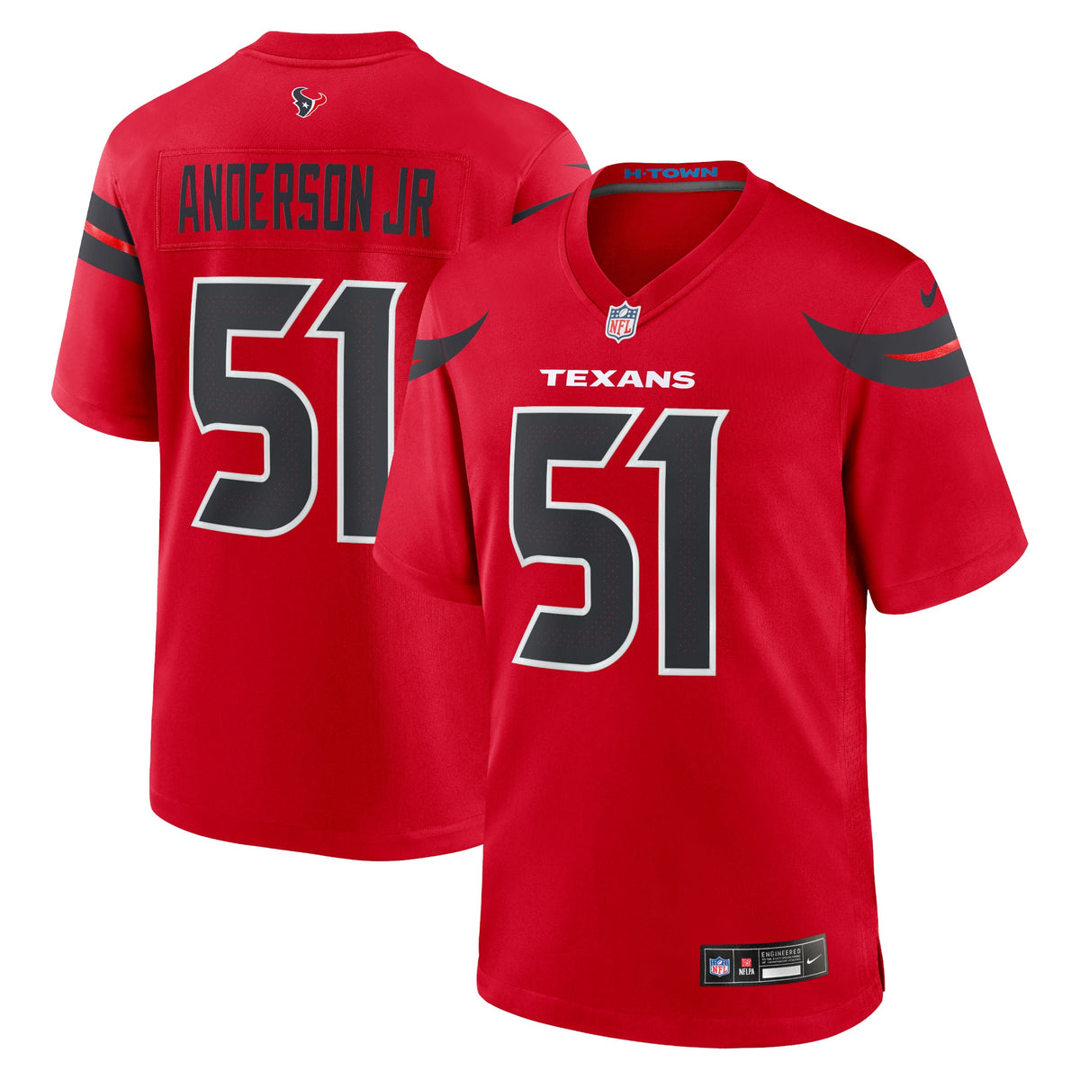 Will Anderson Jr. Houston Texans Nike Alternate Game Jersey Red