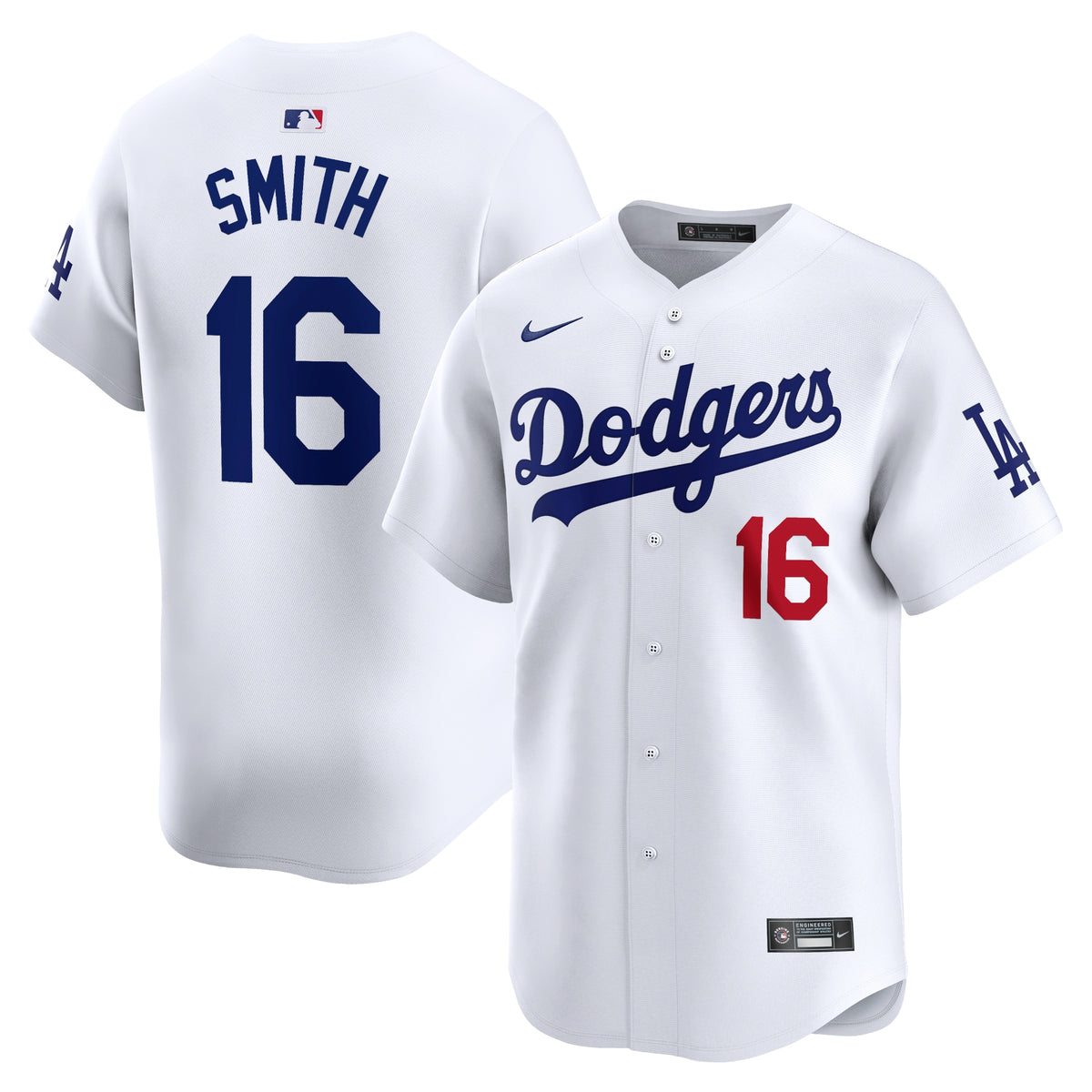 Will Smith Los Angeles Dodgers Nike Home Limited Player Jersey White