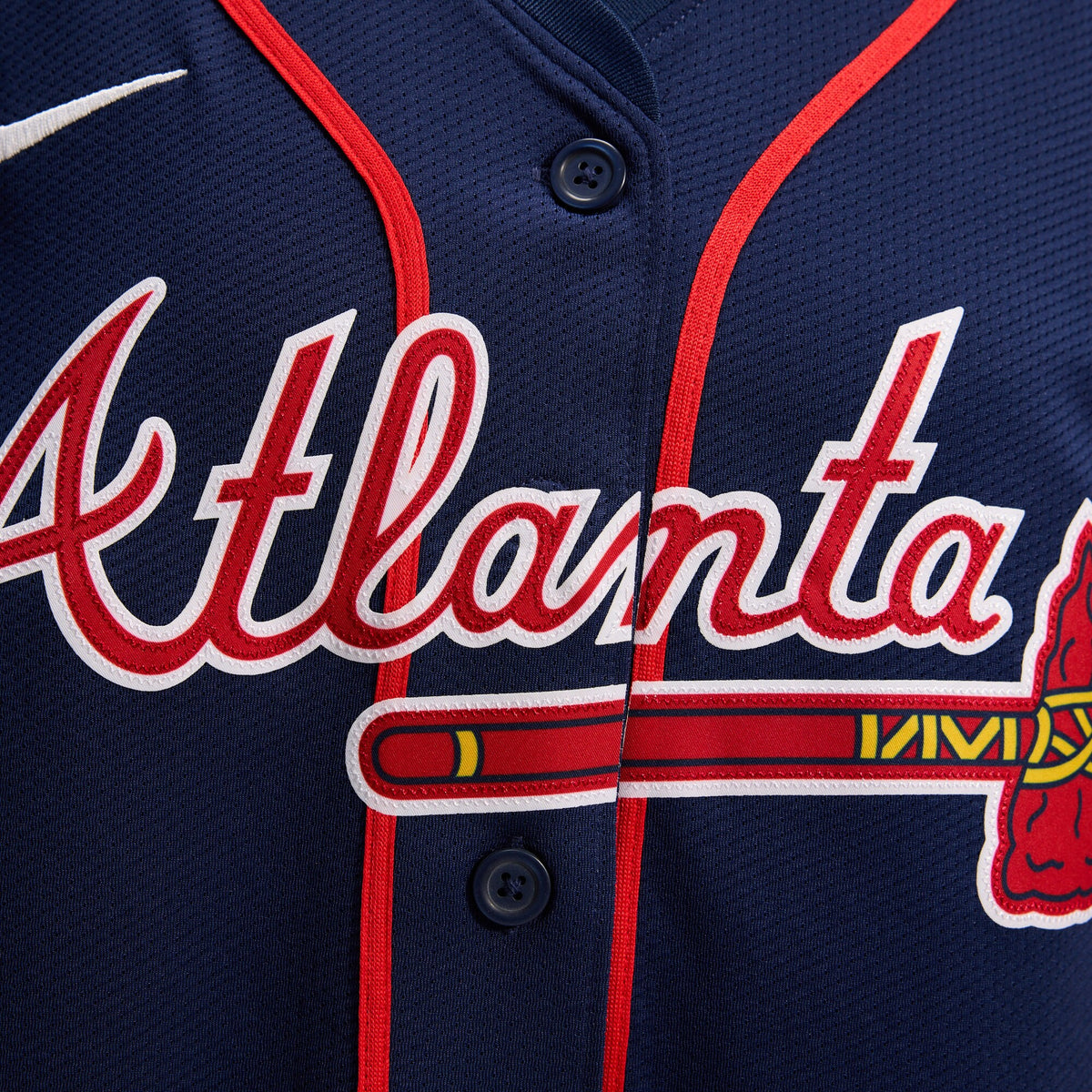 Women's Atlanta Braves Ronald Acuí±a Jr. Nike Navy Alternate Limited Player Jersey