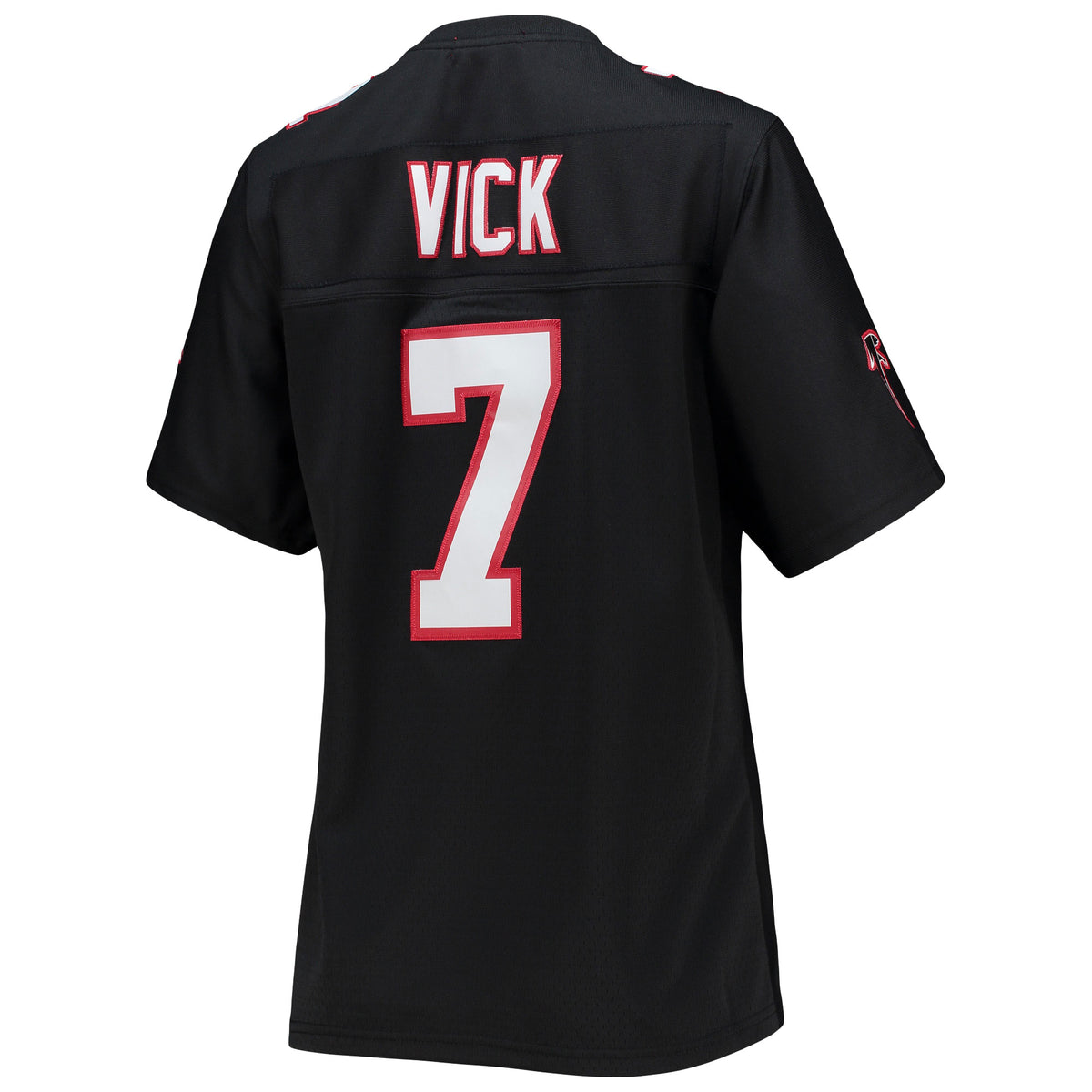 Women's Atlanta Falcons Michael Vick Mitchell & Ness Black Legacy Replica Player Jersey
