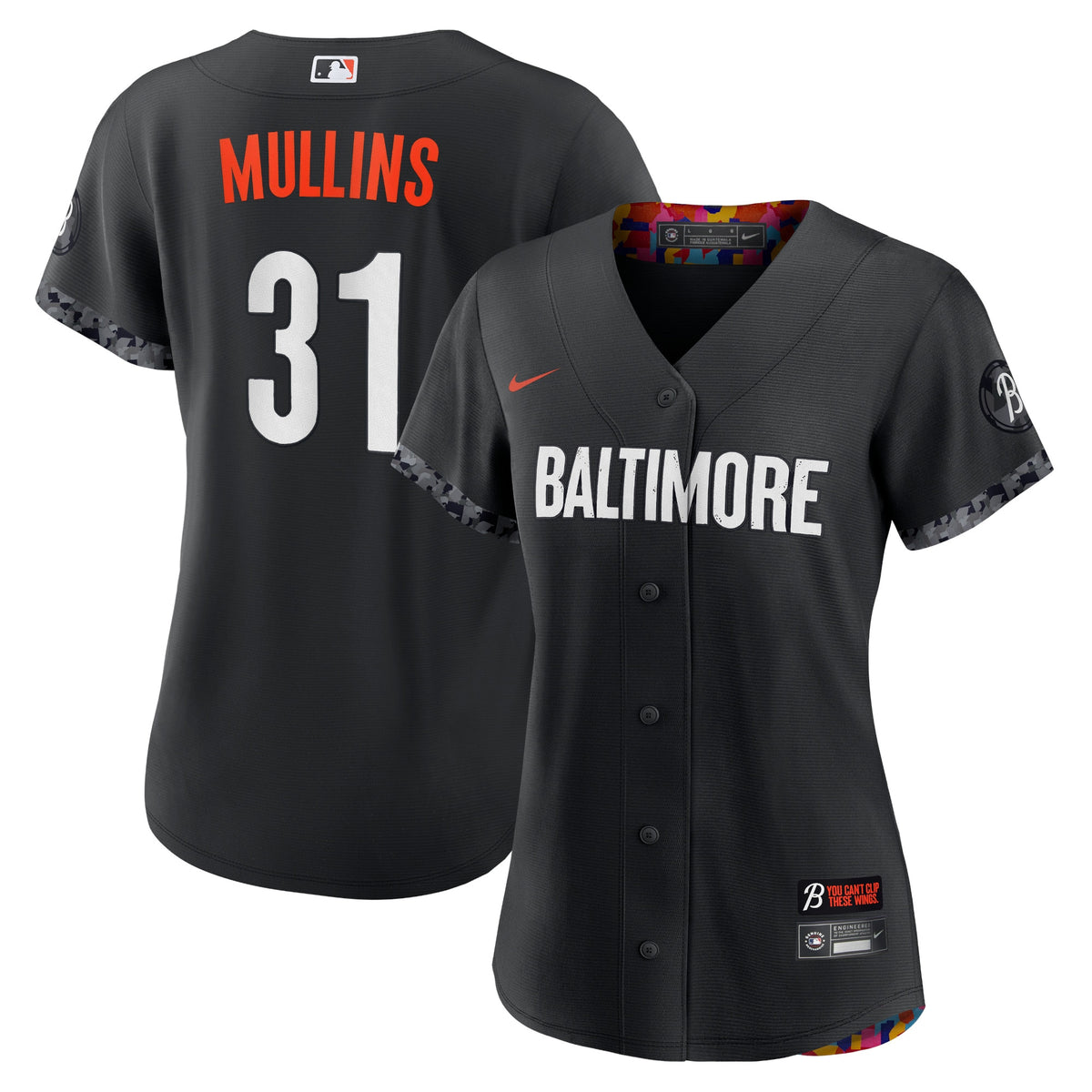 Women's Baltimore Orioles Cedric Mullins Nike Black City Connect Replica Player Jersey