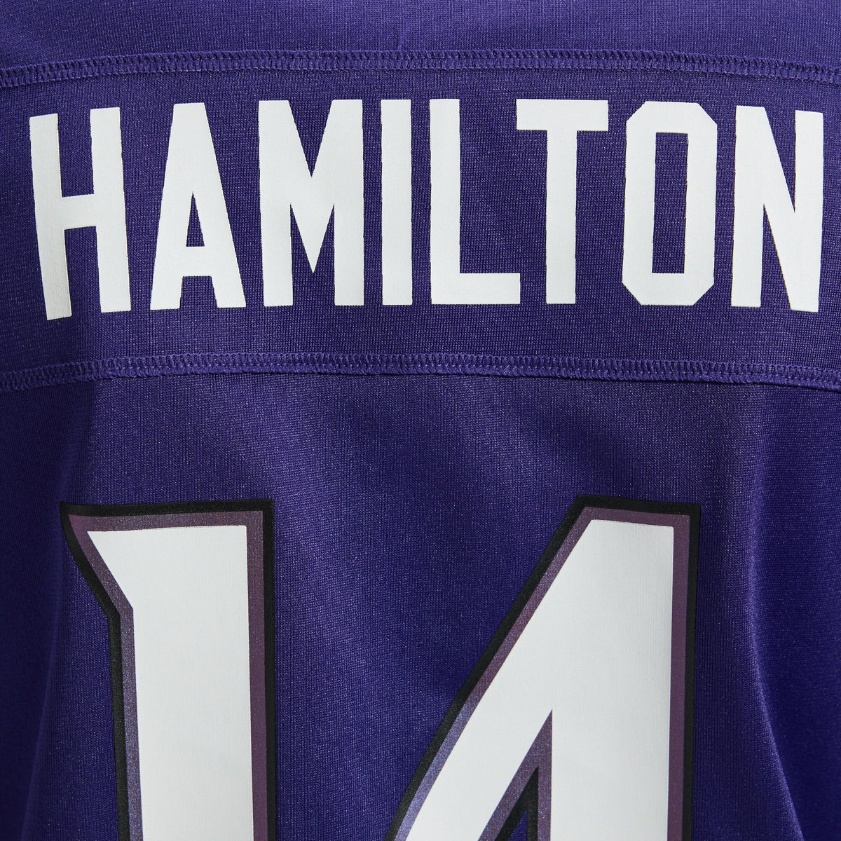 Women's Baltimore Ravens Kyle Hamilton Nike Purple Team Game Jersey