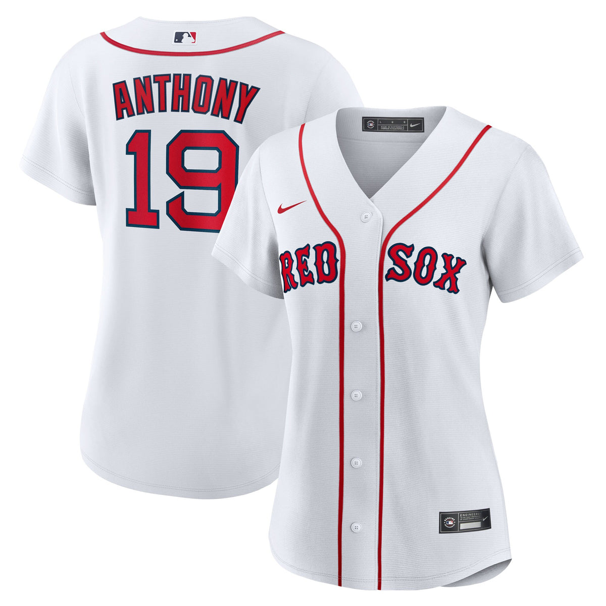 Women's Boston Red Sox Roman Anthony Nike White Home Replica Jersey