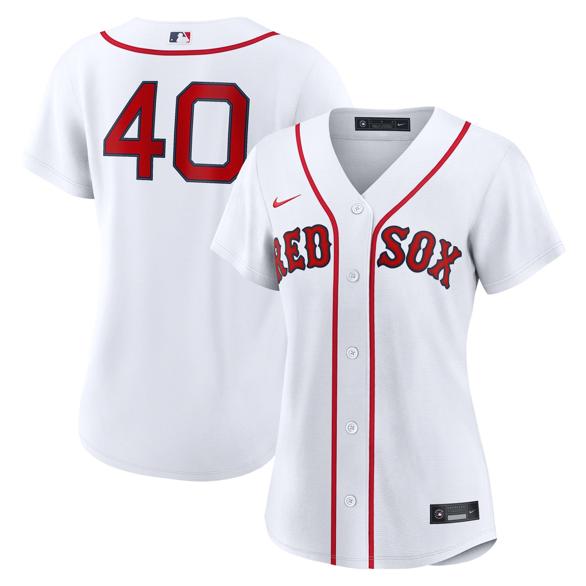 Women's Boston Red Sox Willson Contreras Nike White Home Replica Jersey