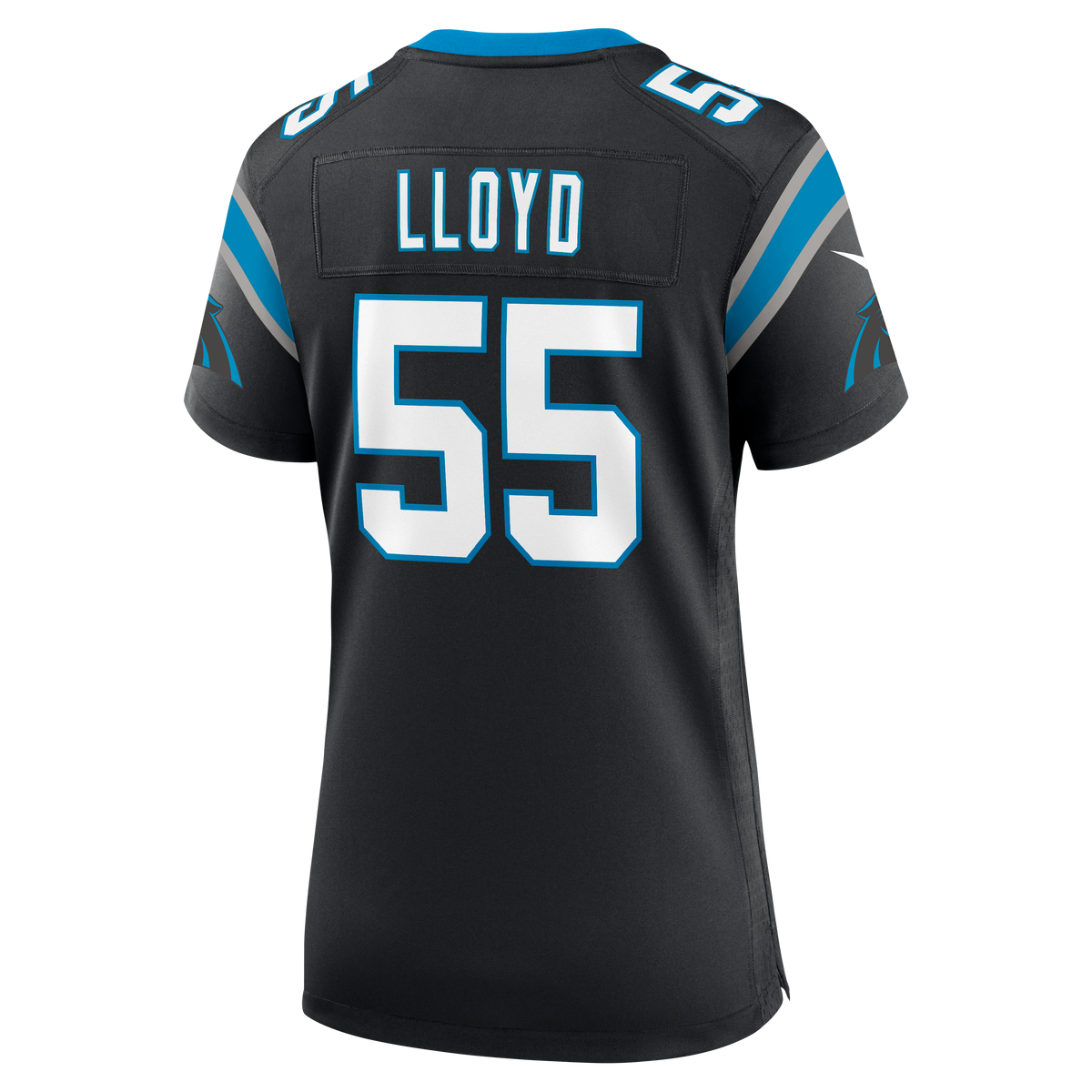 Women's Carolina Panthers Devin Lloyd Nike Black Team Game Jersey