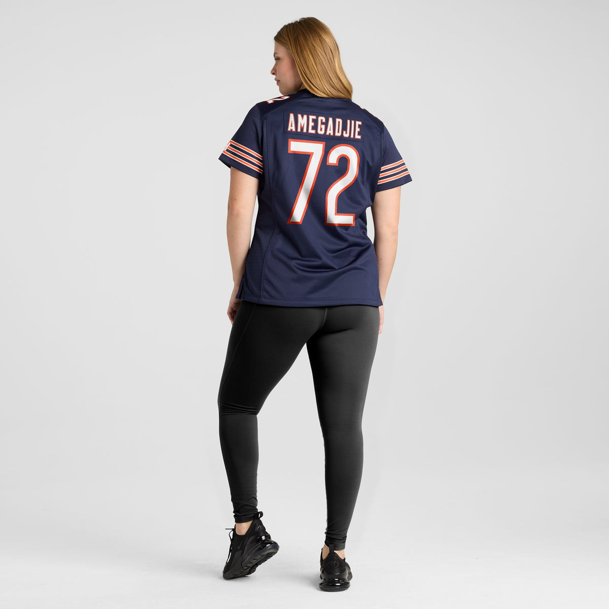 Women's Chicago Bears Kiran Amegadjie Nike Navy Game Jersey