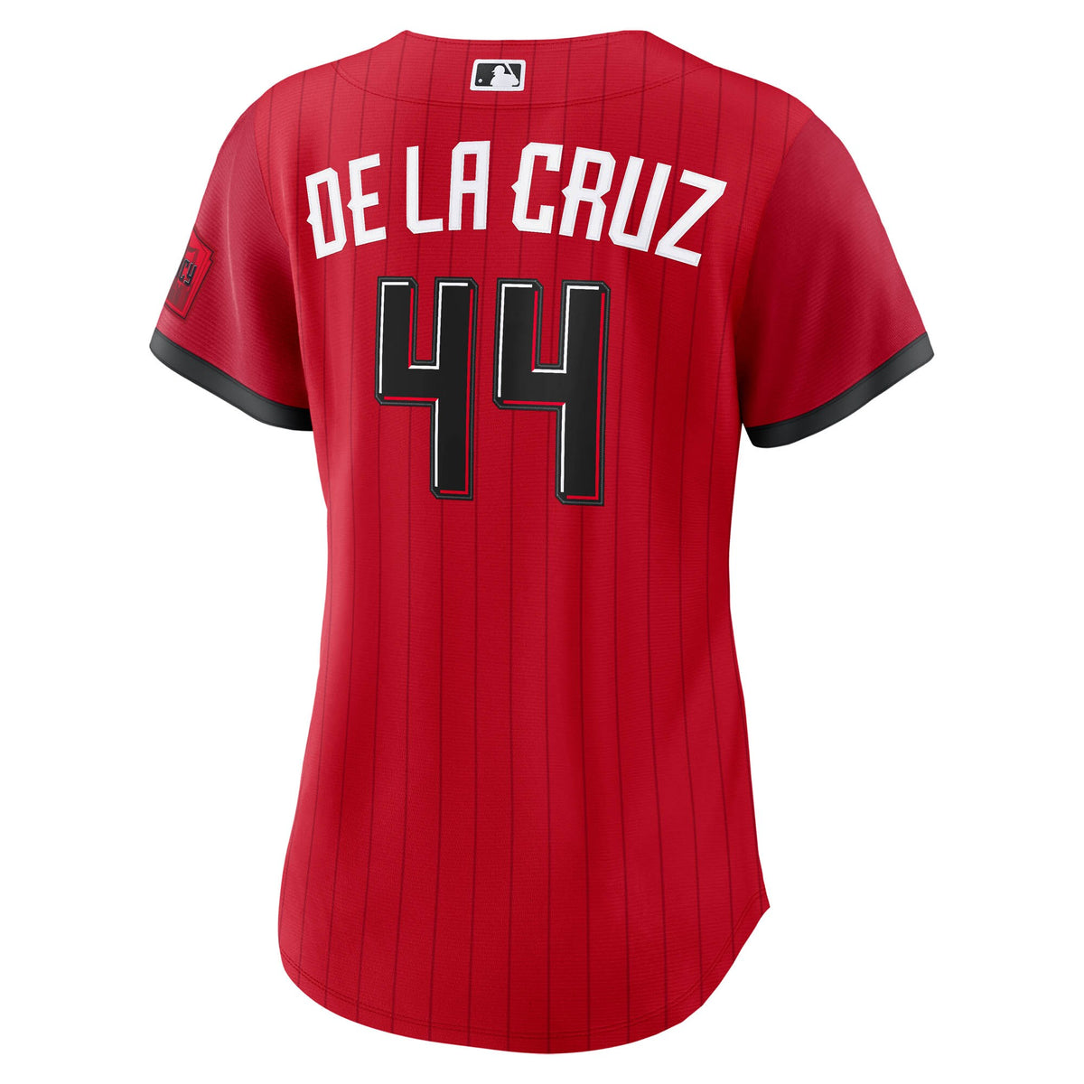 Women's Cincinnati Reds Elly De La Cruz Nike Red 2026 City Connect Stadium Jersey