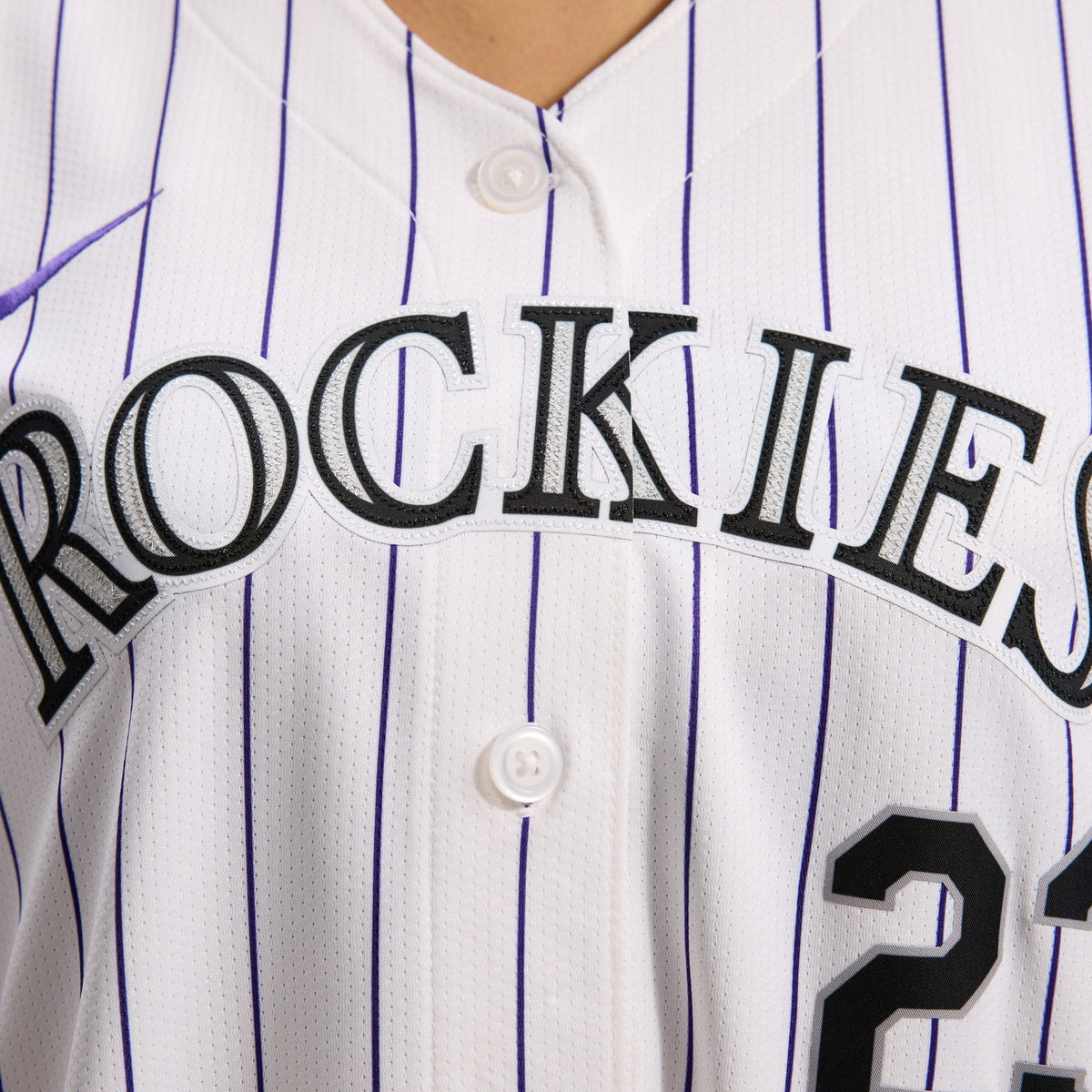Women's Colorado Rockies Kris Bryant Nike White Home Limited Player Jersey