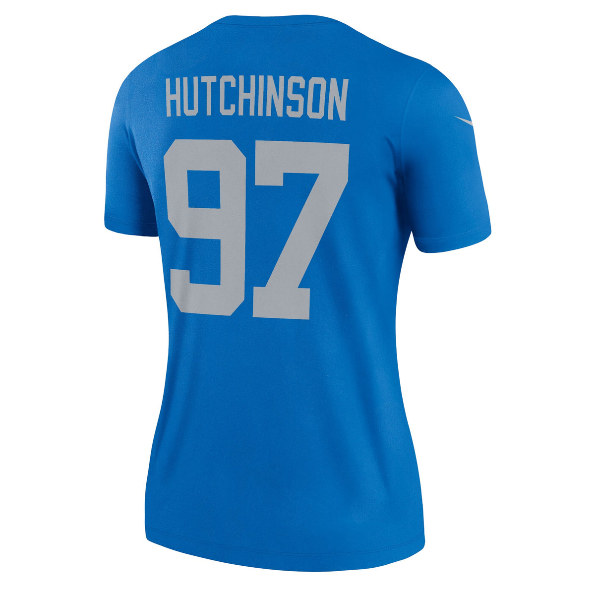 Women's Detroit Lions Aidan Hutchinson Nike Blue Alternate Legend Player Performance Top