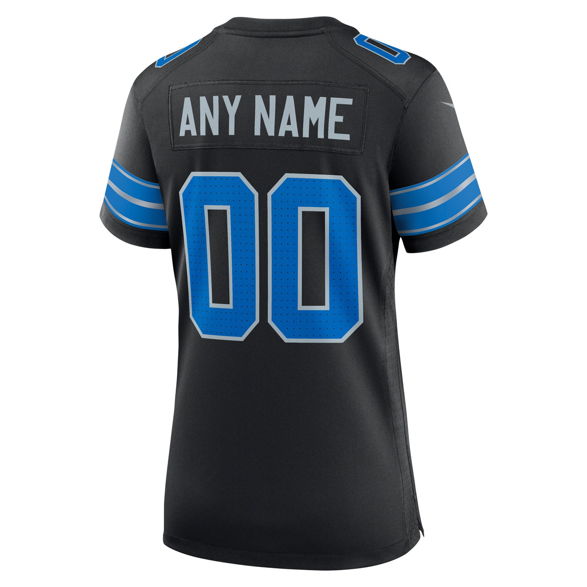 Women's Detroit Lions Nike Black Alternate Custom Game Jersey