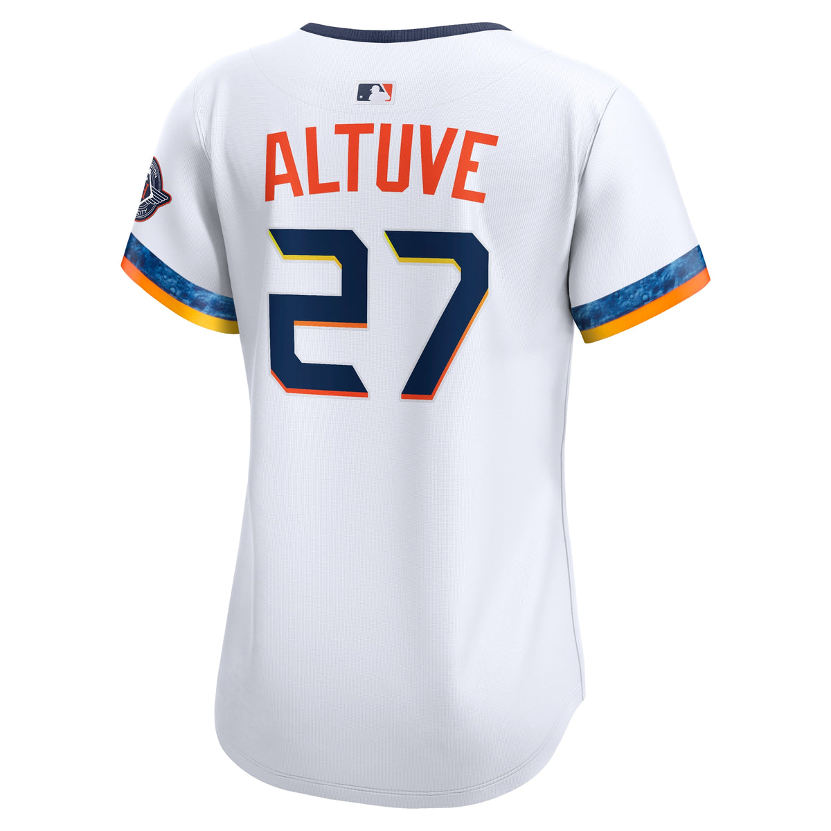 Women's Houston Astros Jose Altuve Nike White 2025 City Connect Limited Jersey