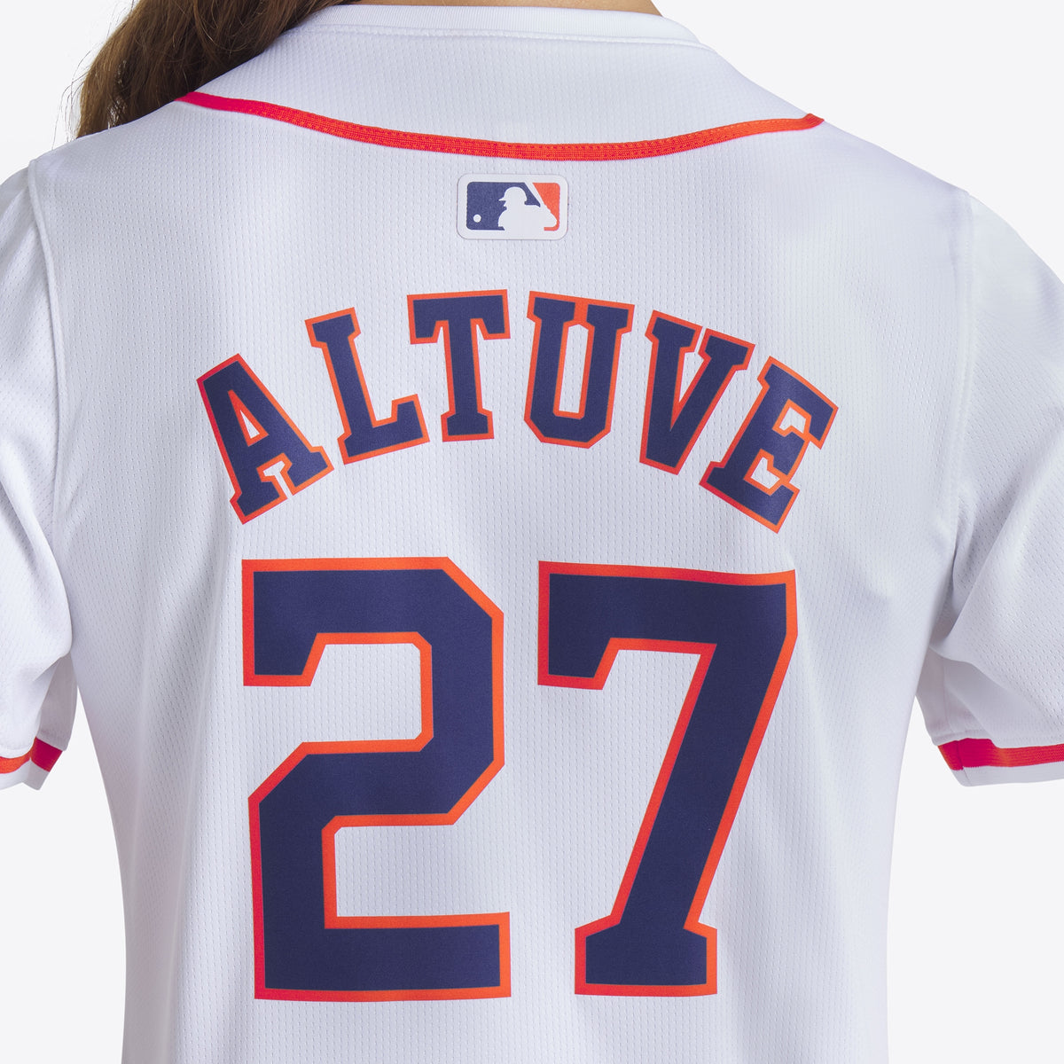 Women's Houston Astros Jose Altuve Nike White Home Limited Player Jersey