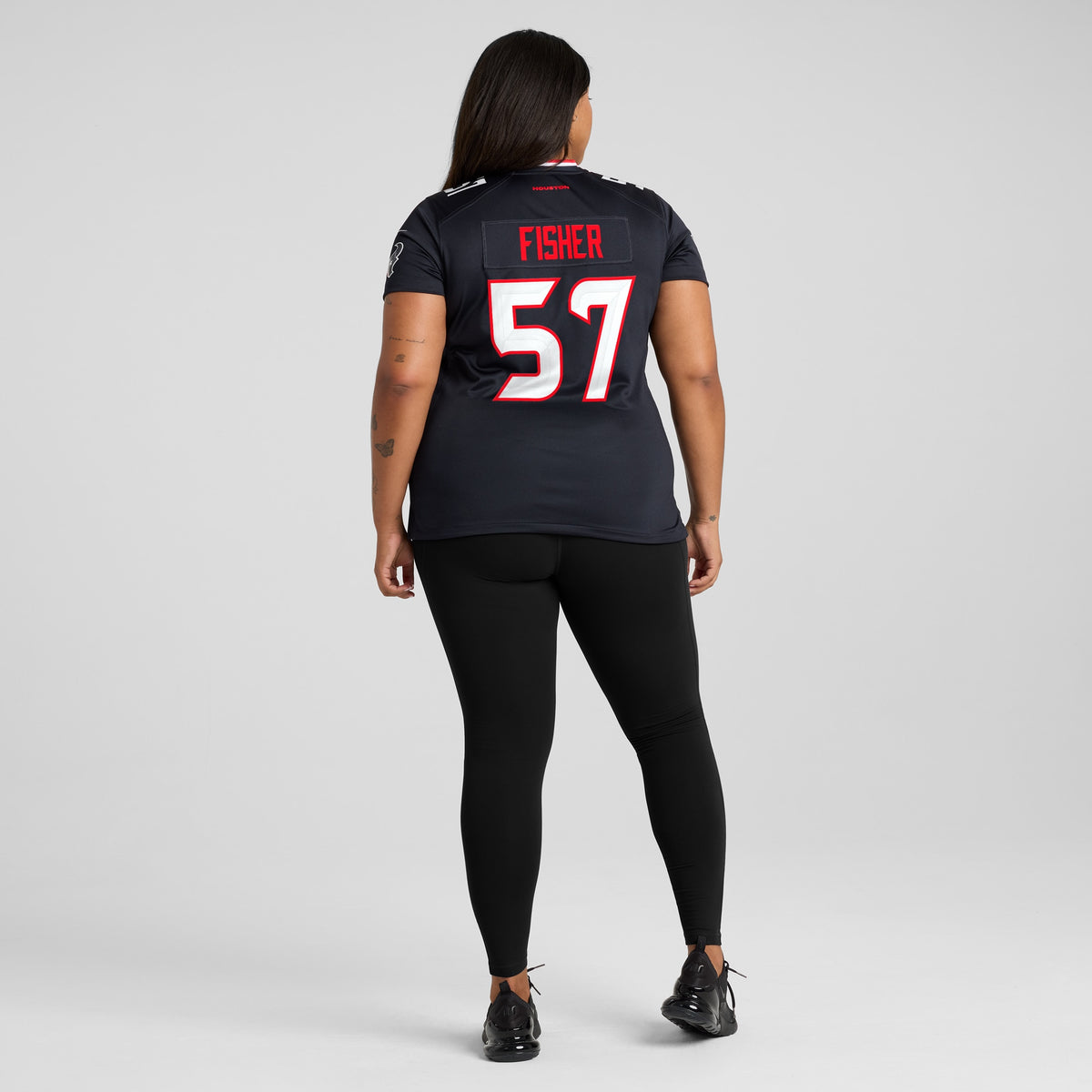 Women's Houston Texans Blake Fisher Nike Navy Team Game Jersey