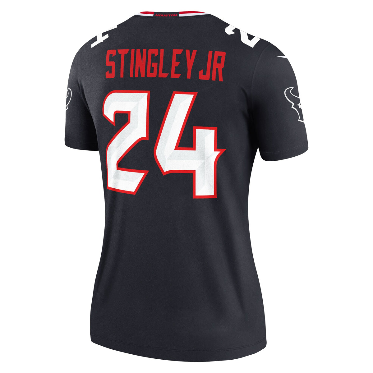 Women's Houston Texans Derek Stingley Jr. Nike Navy Legend Player Performance Top
