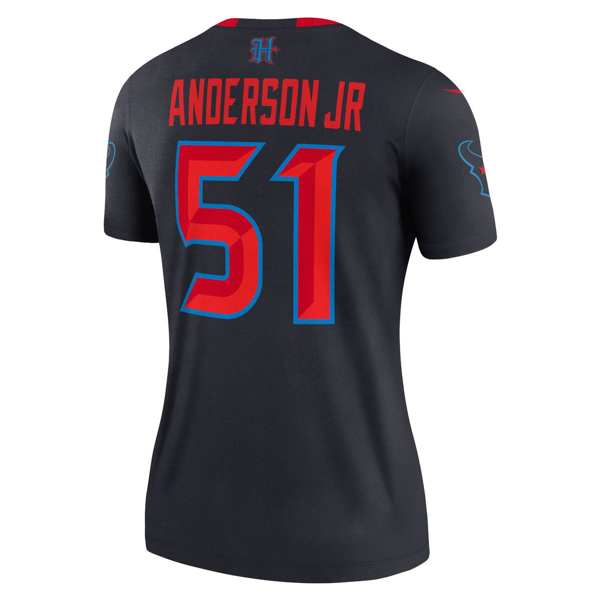 Women's Houston Texans Will Anderson Jr. Nike Navy Alternate Legend Player Performance Top