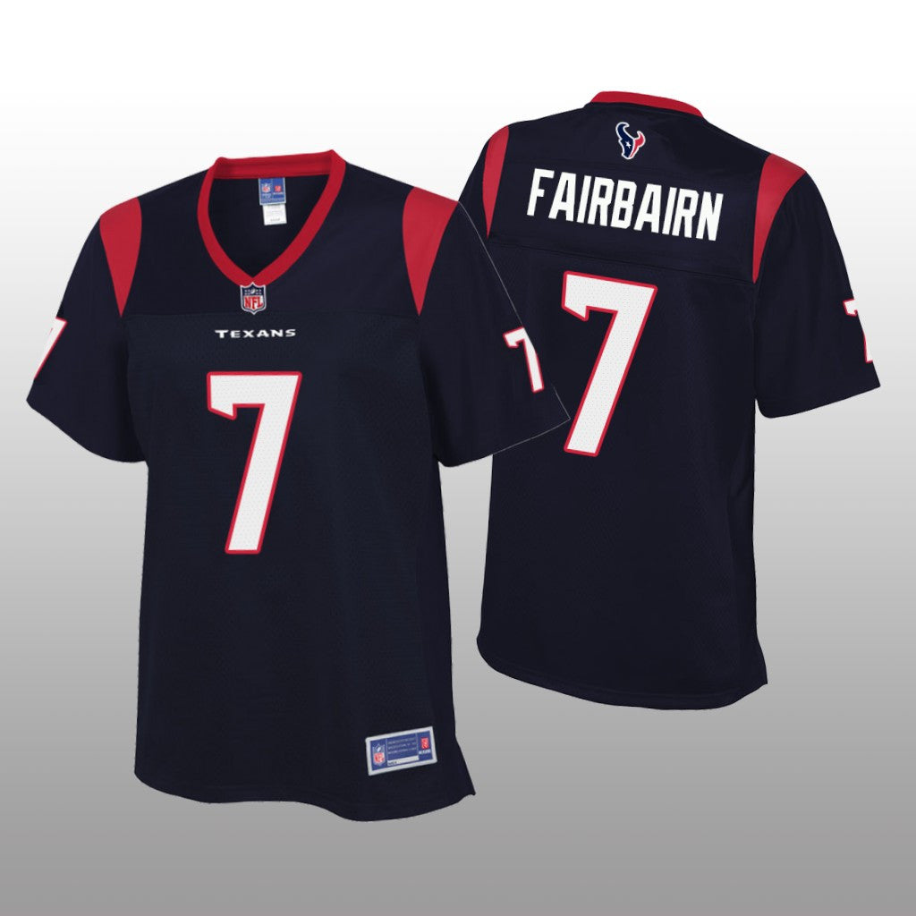 Women's Ka&'imi Fairbairn #7 Houston Texans Navy Pro Line Jersey