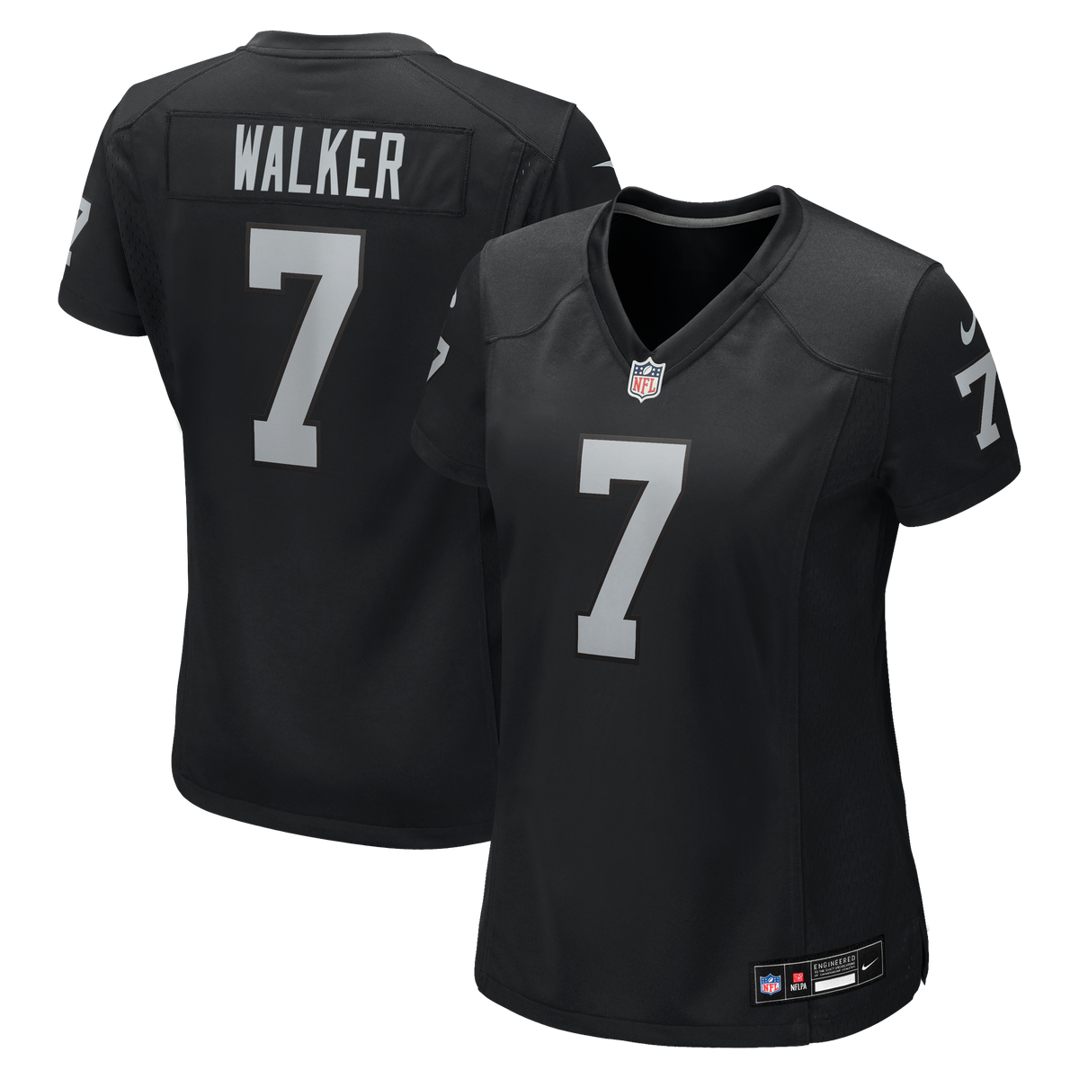 Women's Las Vegas Raiders Quay Walker Nike Black Team Game Jersey