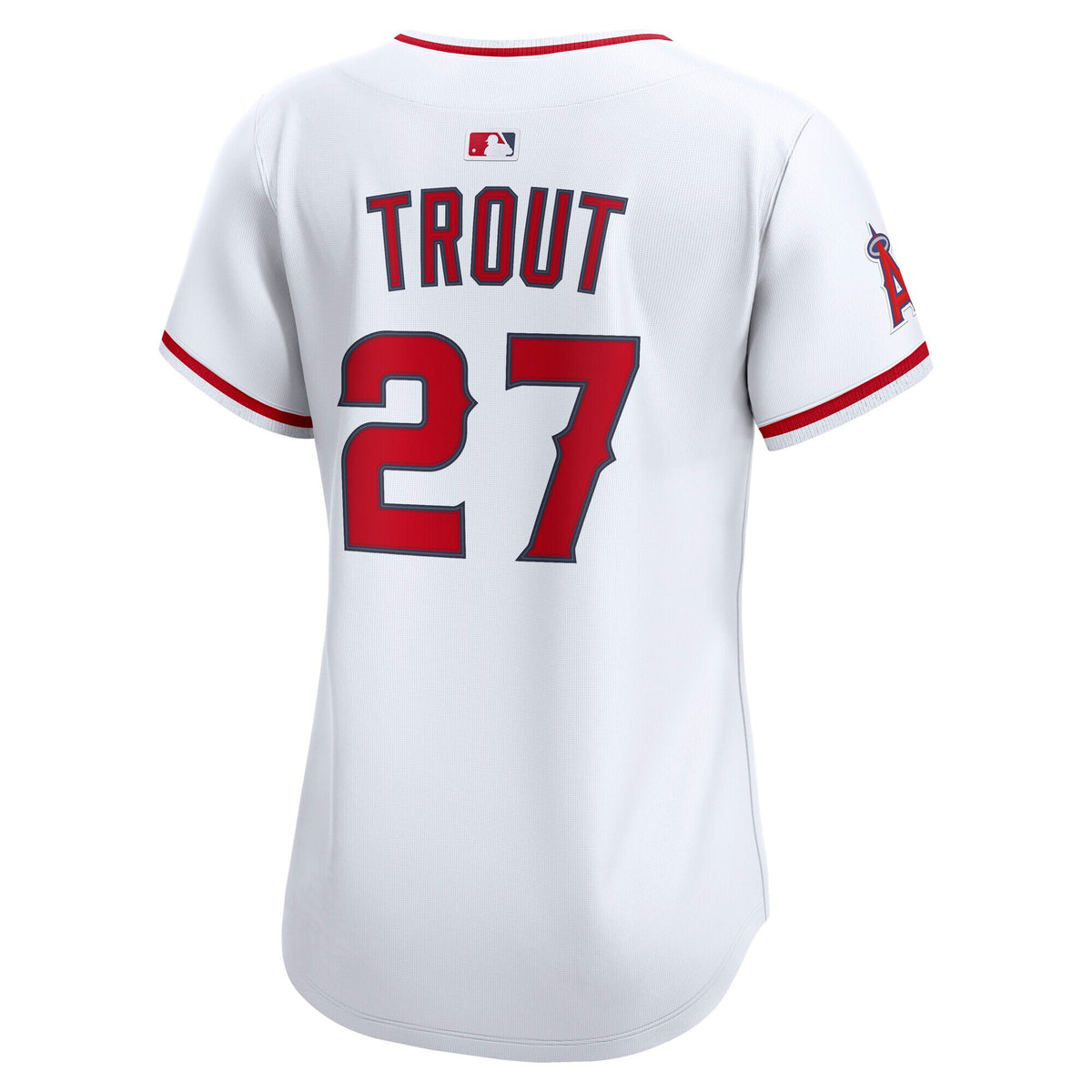 Women's Los Angeles Angels Mike Trout Nike White Home Limited Player Jersey