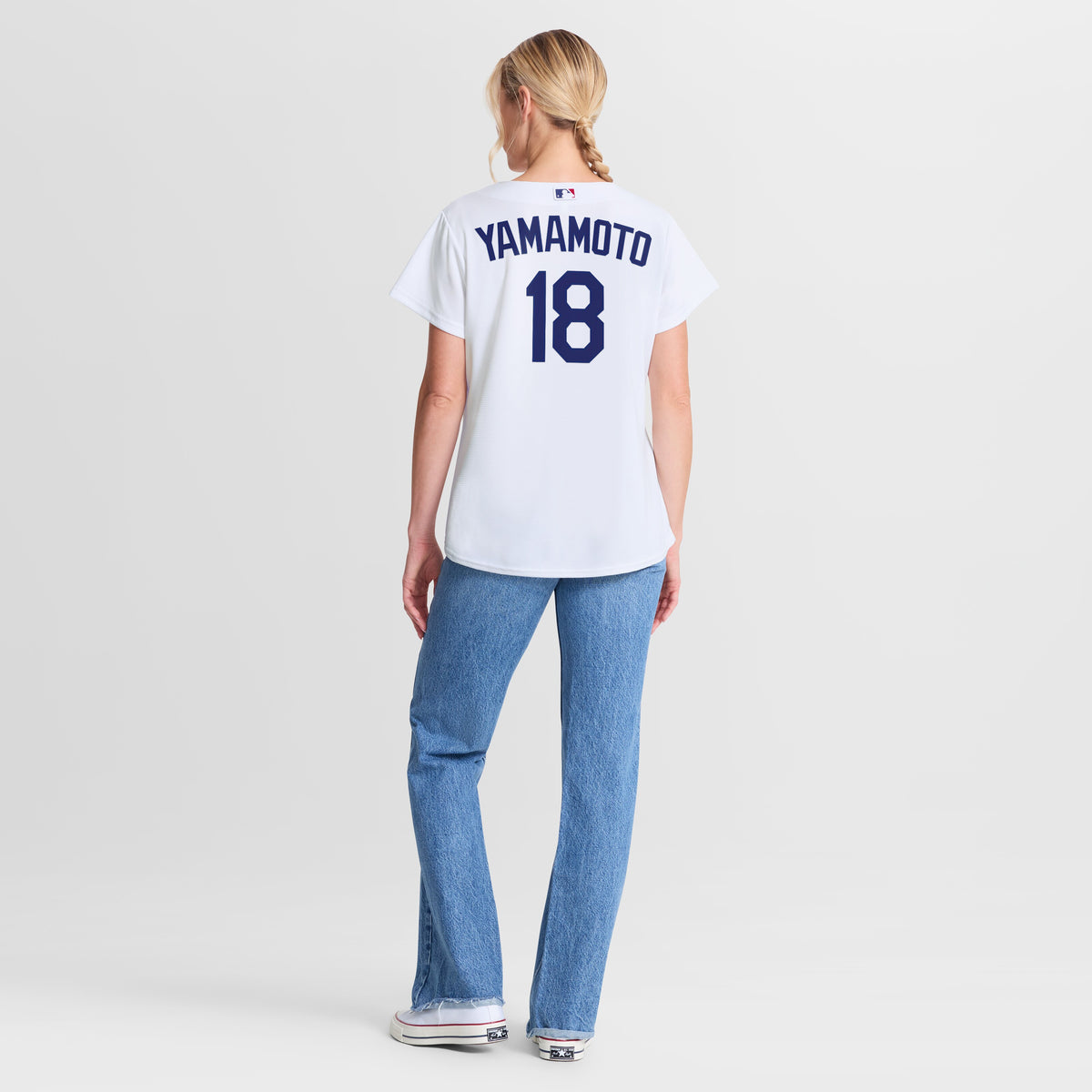 Women's Los Angeles Dodgers Yoshinobu Yamamoto Nike White Replica Jersey