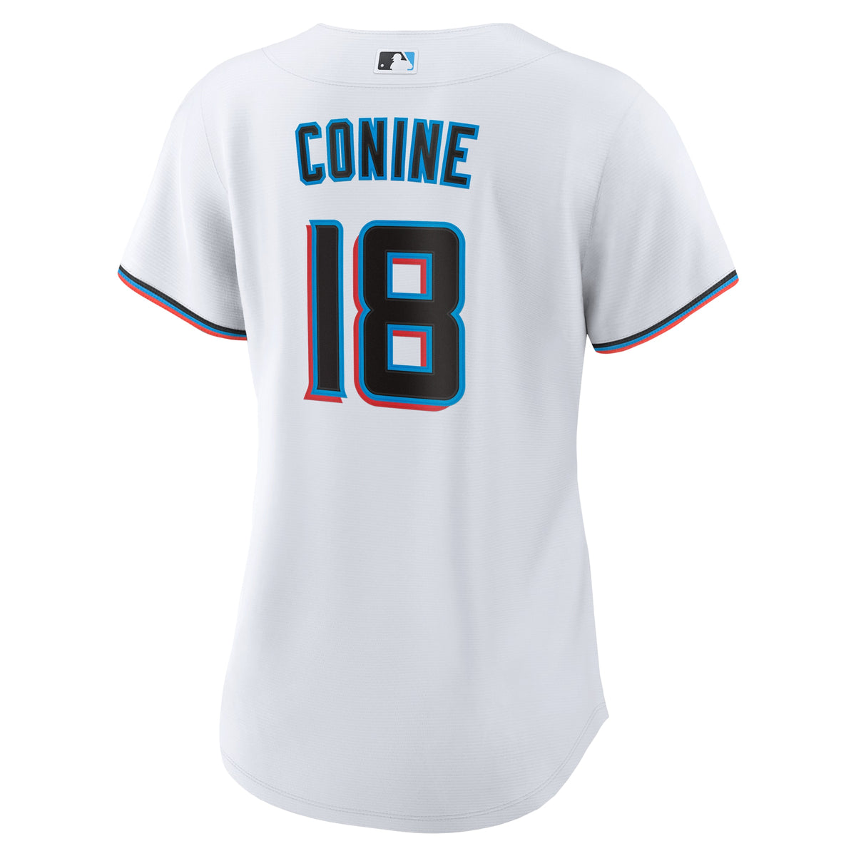 Women's Miami Marlins Griffin Conine Nike White Home Replica Jersey