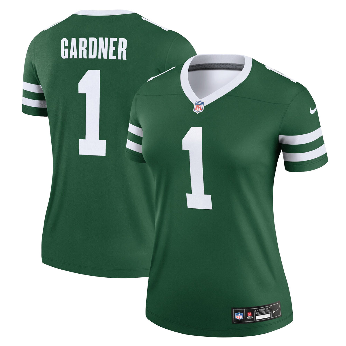 Women's New York Jets Ahmad Sauce Gardner Nike Legacy Green Legend Player Performance Top