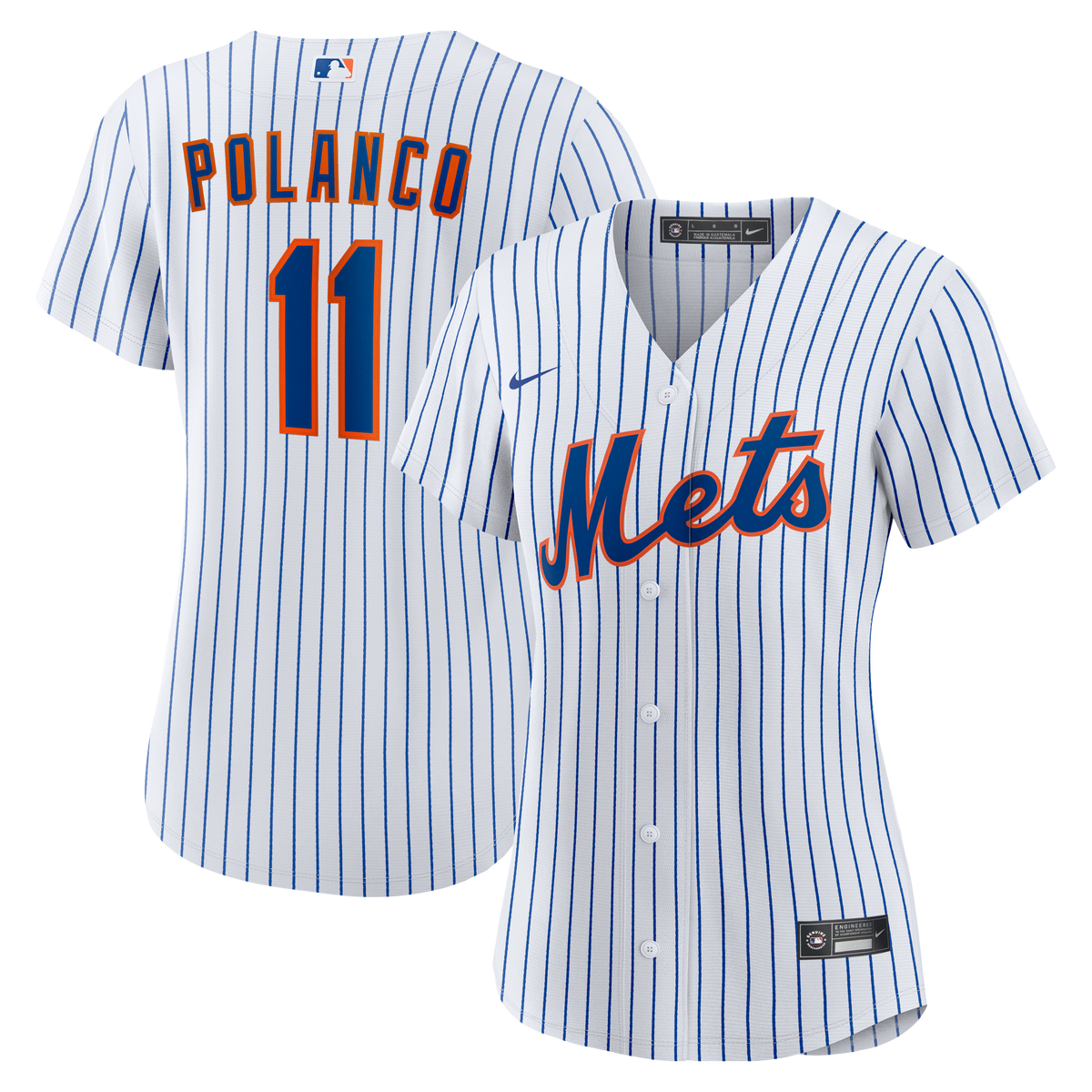 Women's New York Mets Jorge Polanco Nike White Home Replica Jersey