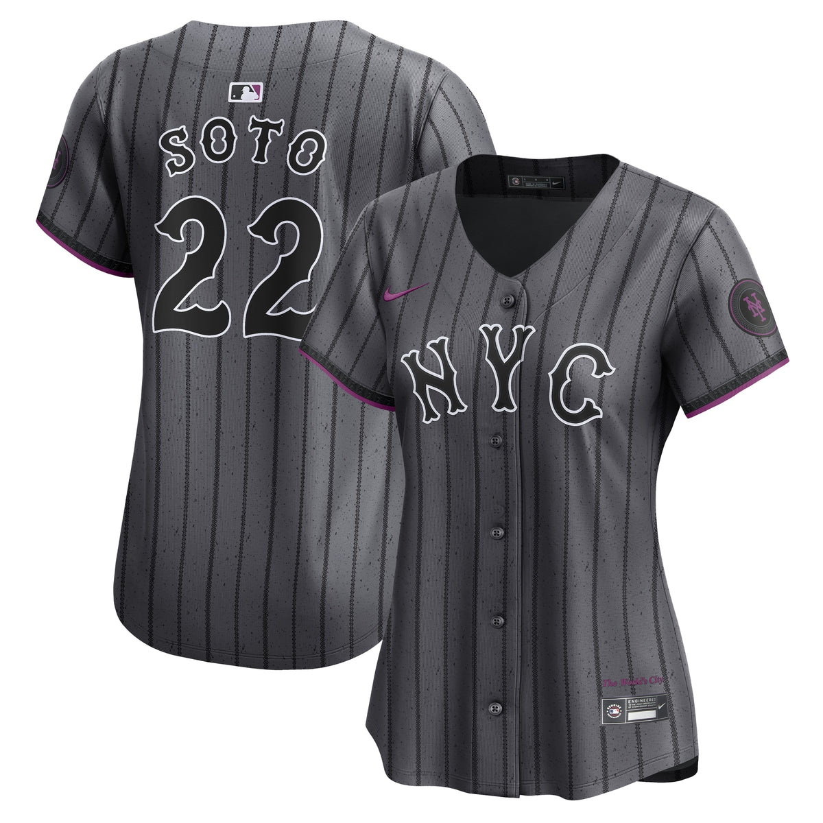 Women's New York Mets Juan Soto Nike Gray City Connect Limited Jersey