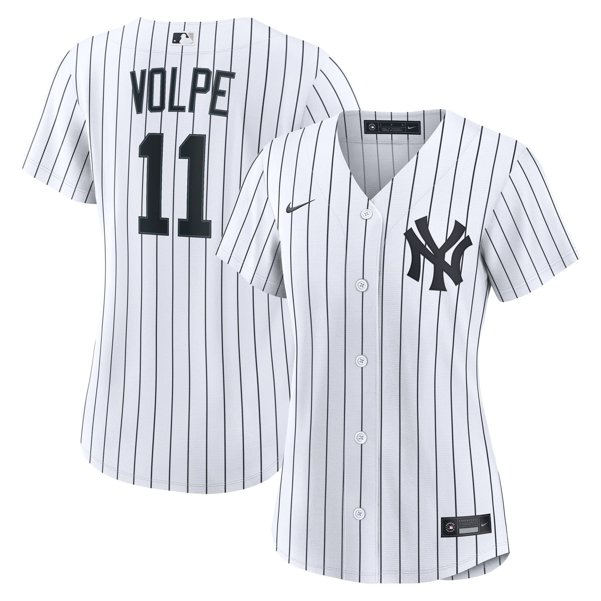 Women's New York Yankees Anthony Volpe Nike White Home Replica Jersey