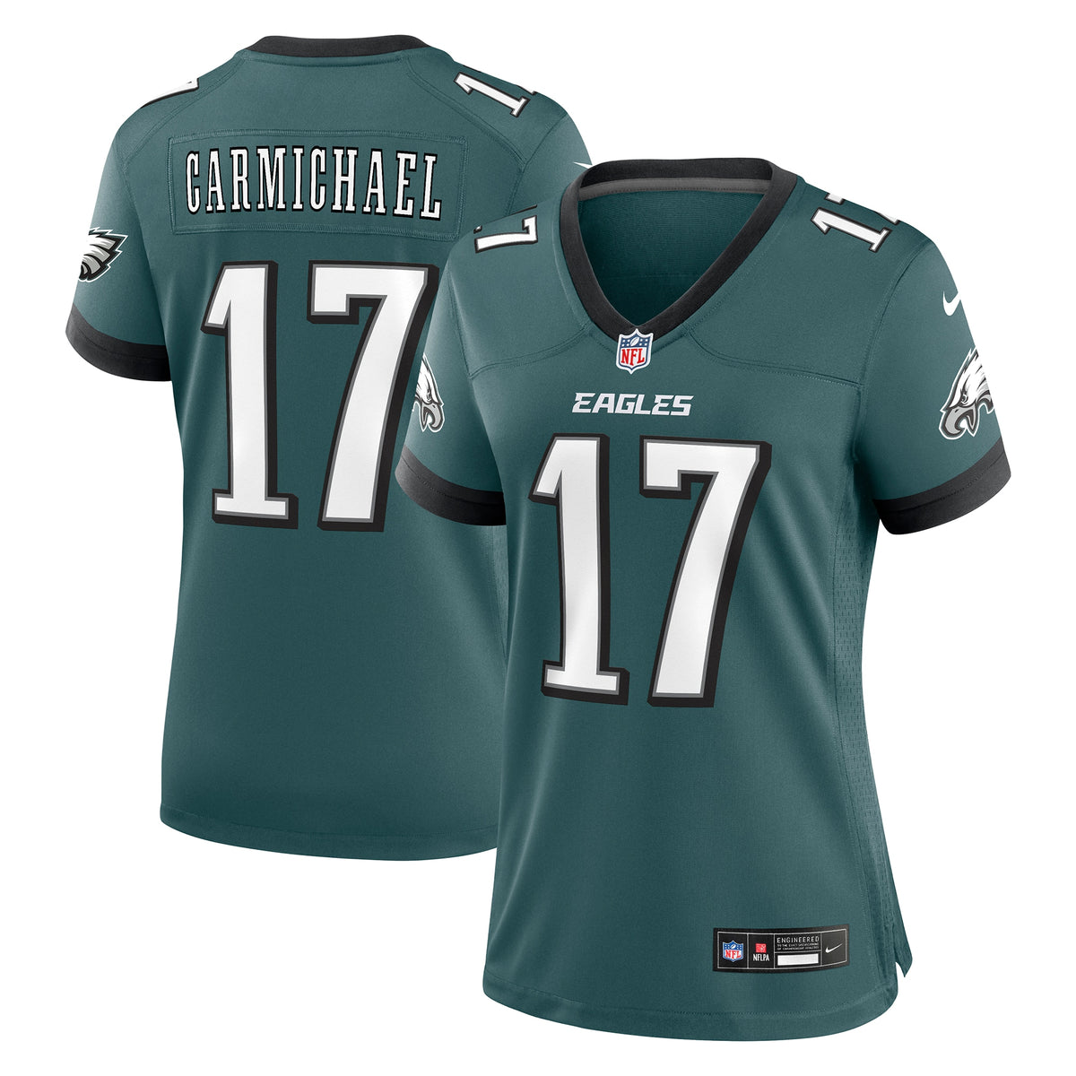 Women's Philadelphia Eagles Harold Carmichael Nike Midnight Green Team Retired Player Game Jersey