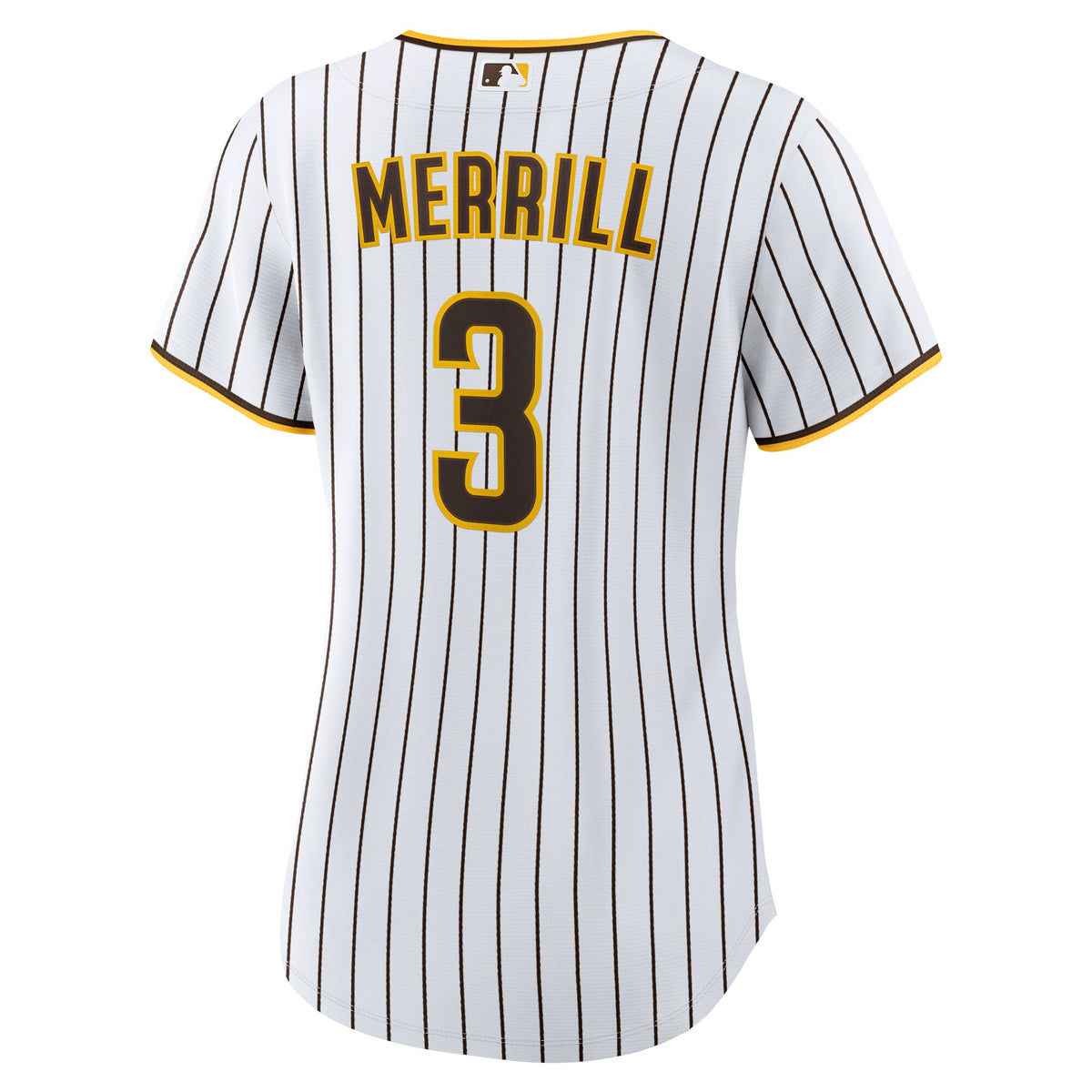 Women's San Diego Padres Jackson Merrill Nike White Home Replica Jersey