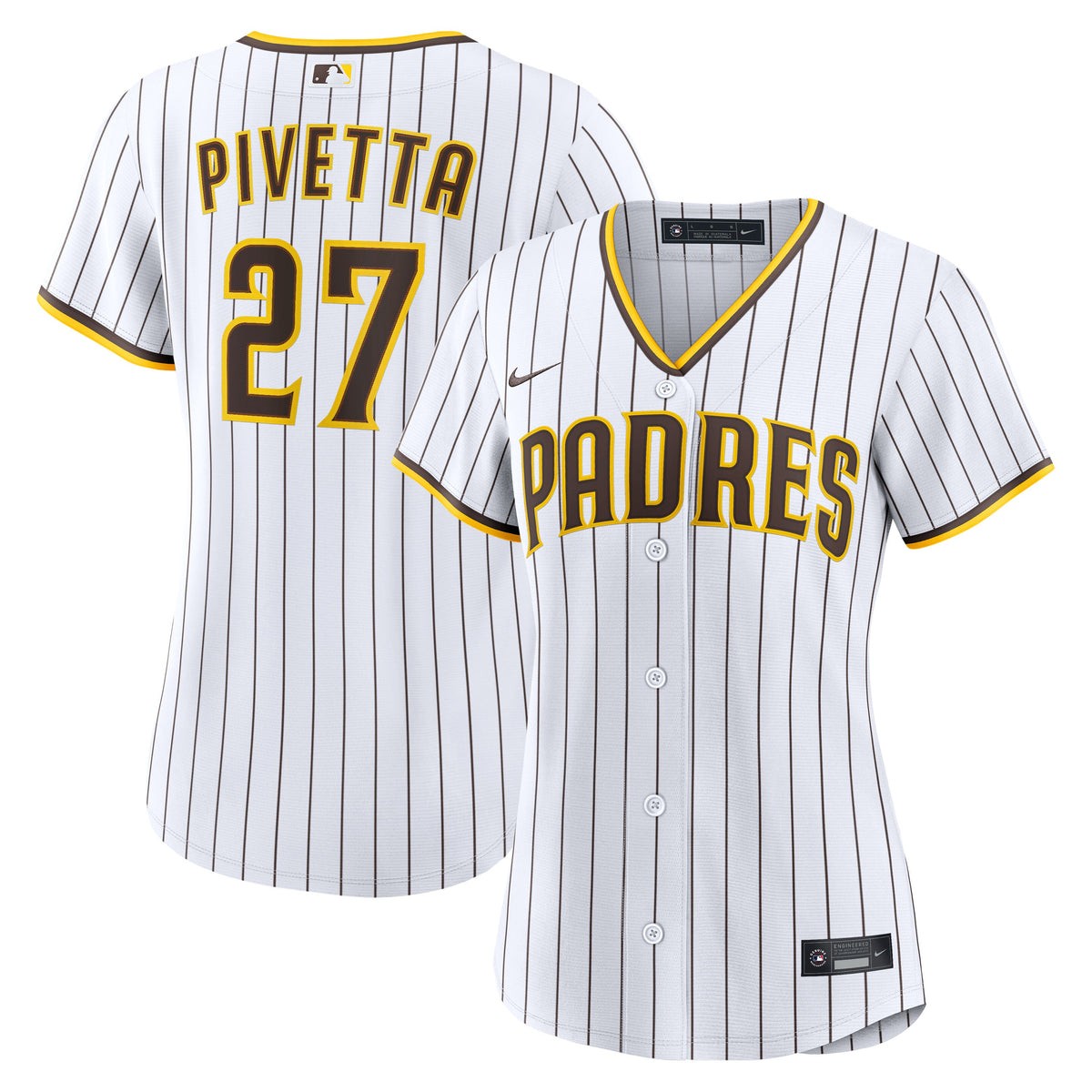 Women's San Diego Padres Nick Pivetta Nike White Home Replica Jersey