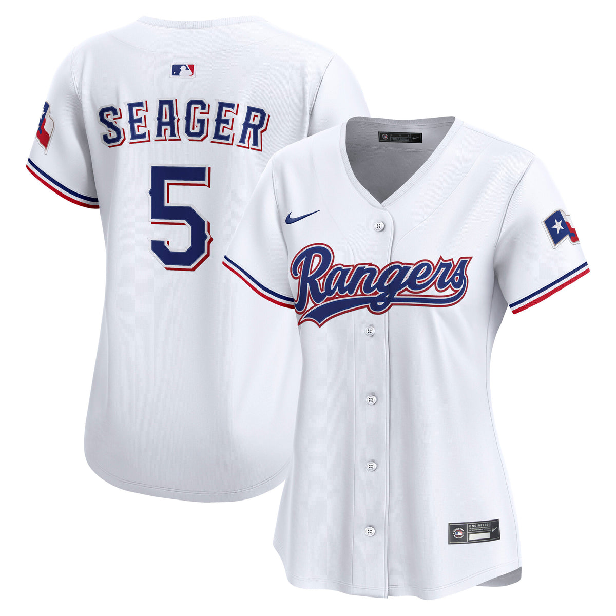 Women's Texas Rangers Corey Seager Nike White Home Limited Player Jersey