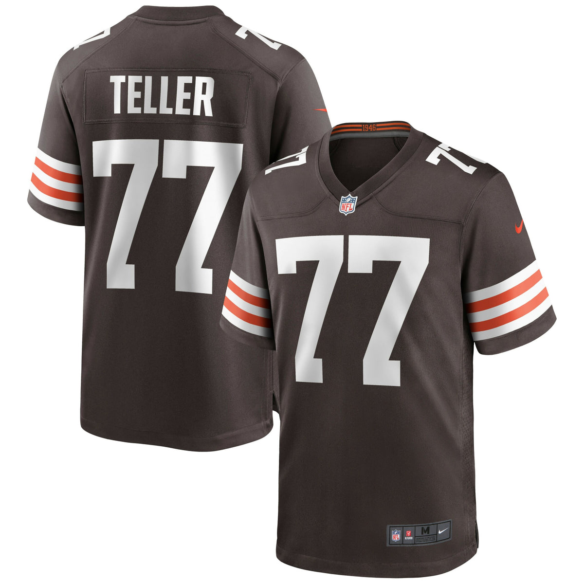 Wyatt Teller Cleveland Browns Nike Game Jersey Brown