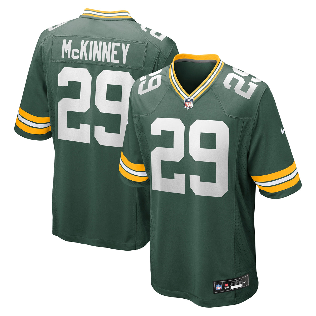 Xavier McKinney Green Bay Packers Nike Team Game Jersey Green