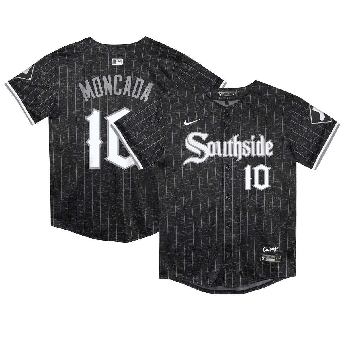 Yoan Moncada Chicago White Sox Nike Preschool City Connect Limited Player Jersey Black