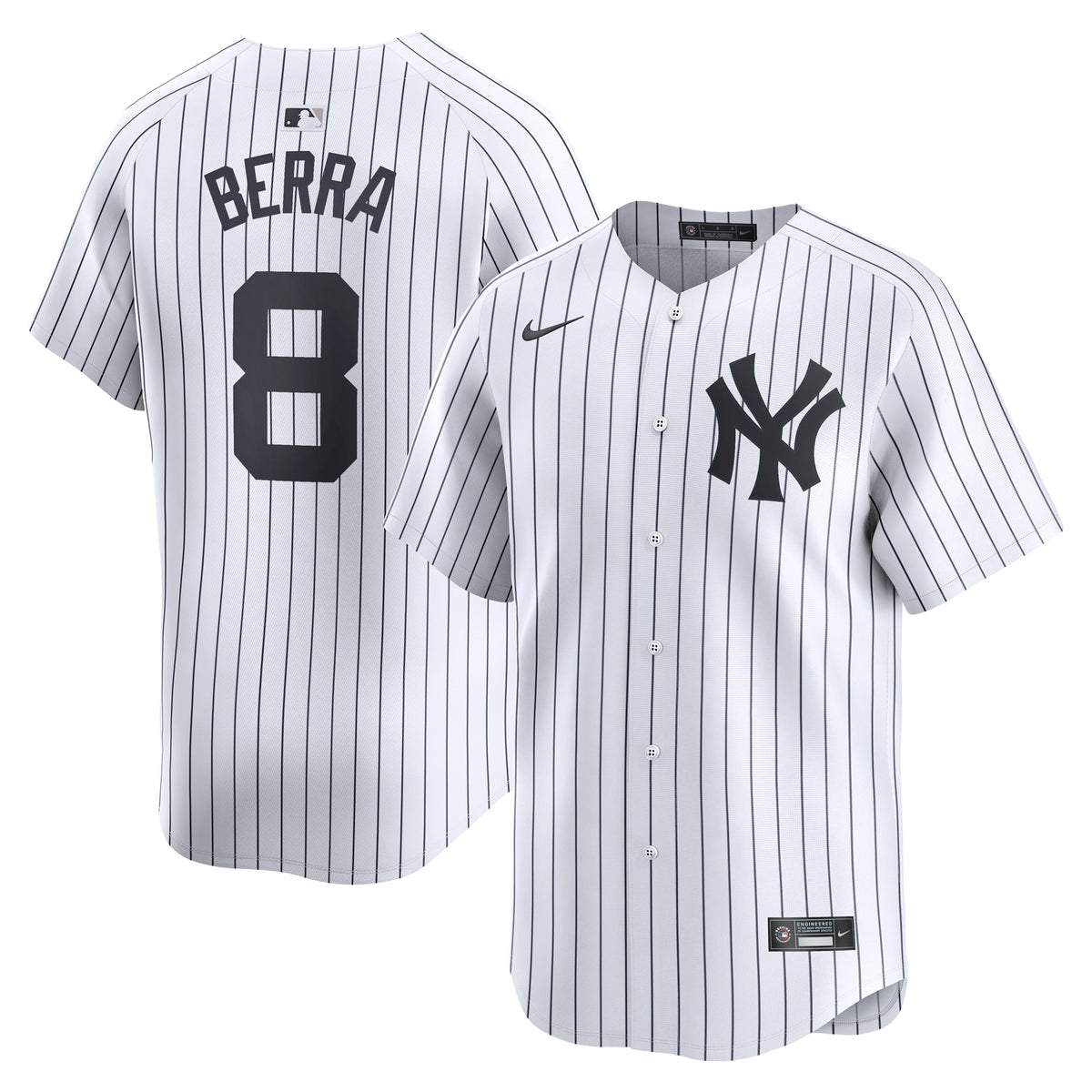 Yogi Berra New York Yankees Nike Home Limited Player Jersey White