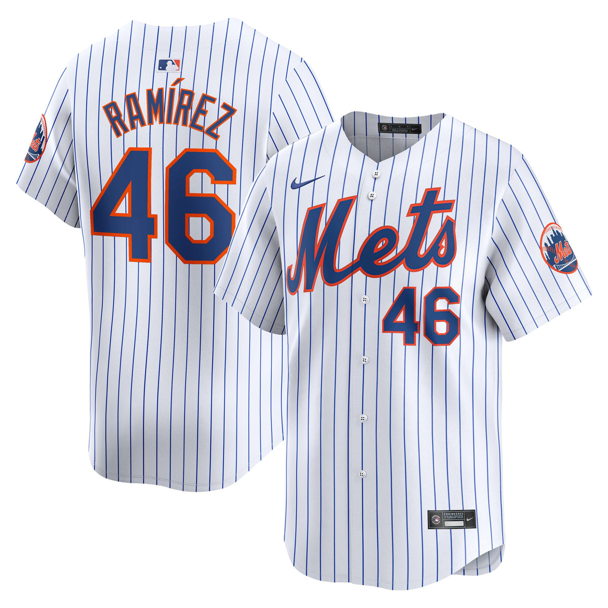 Yohan Ramirez New York Mets Nike Home Limited Player Jersey White