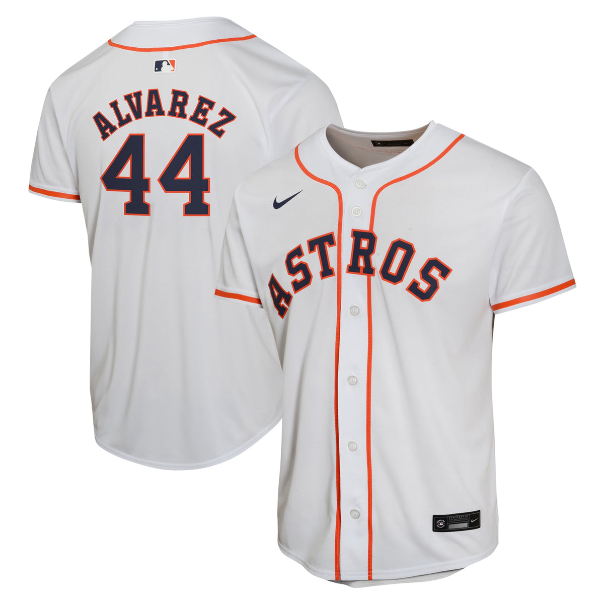 Yordan Alvarez Houston Astros Nike Youth Home Game Player Jersey White