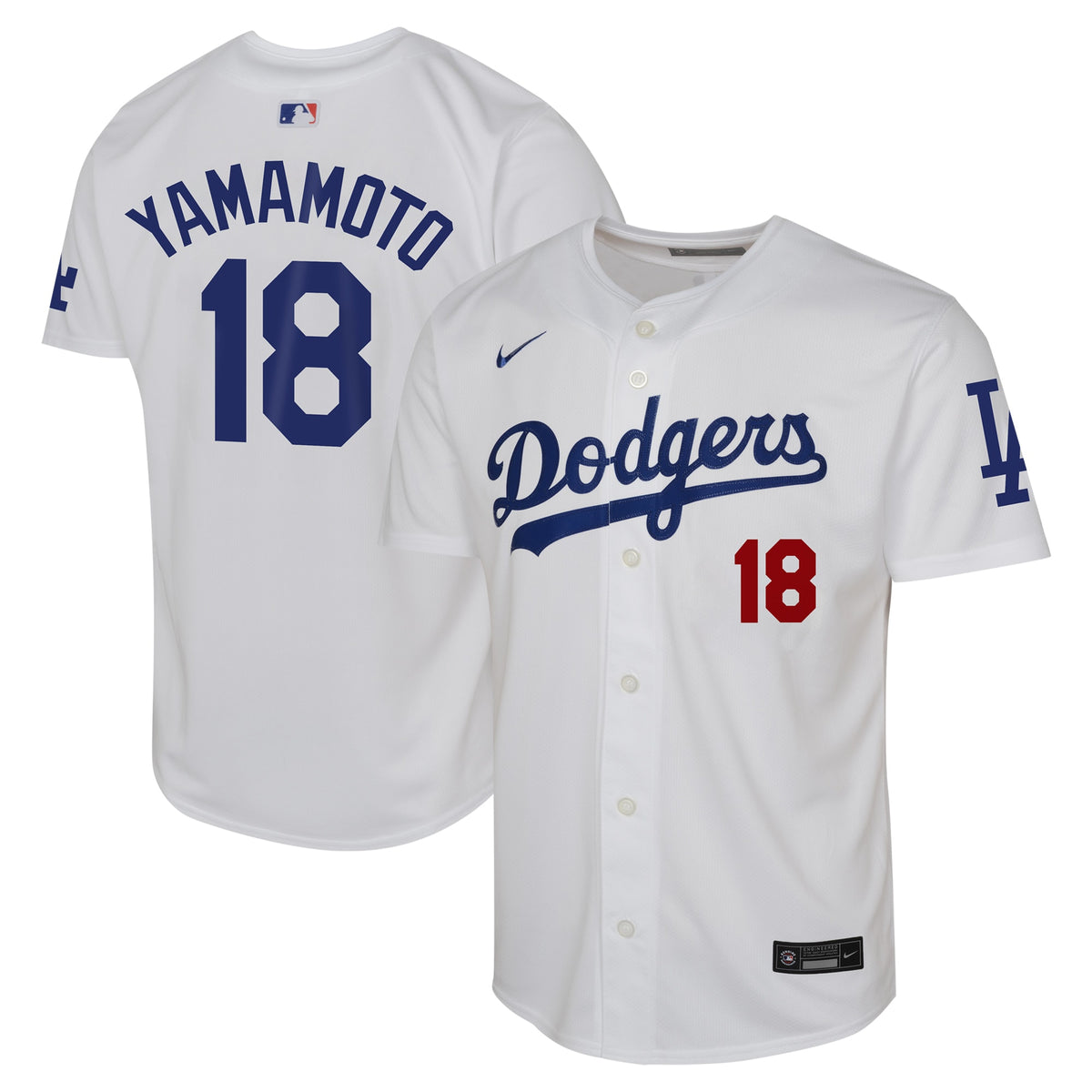 Yoshinobu Yamamoto Los Angeles Dodgers Nike Youth Home Limited Player Jersey White