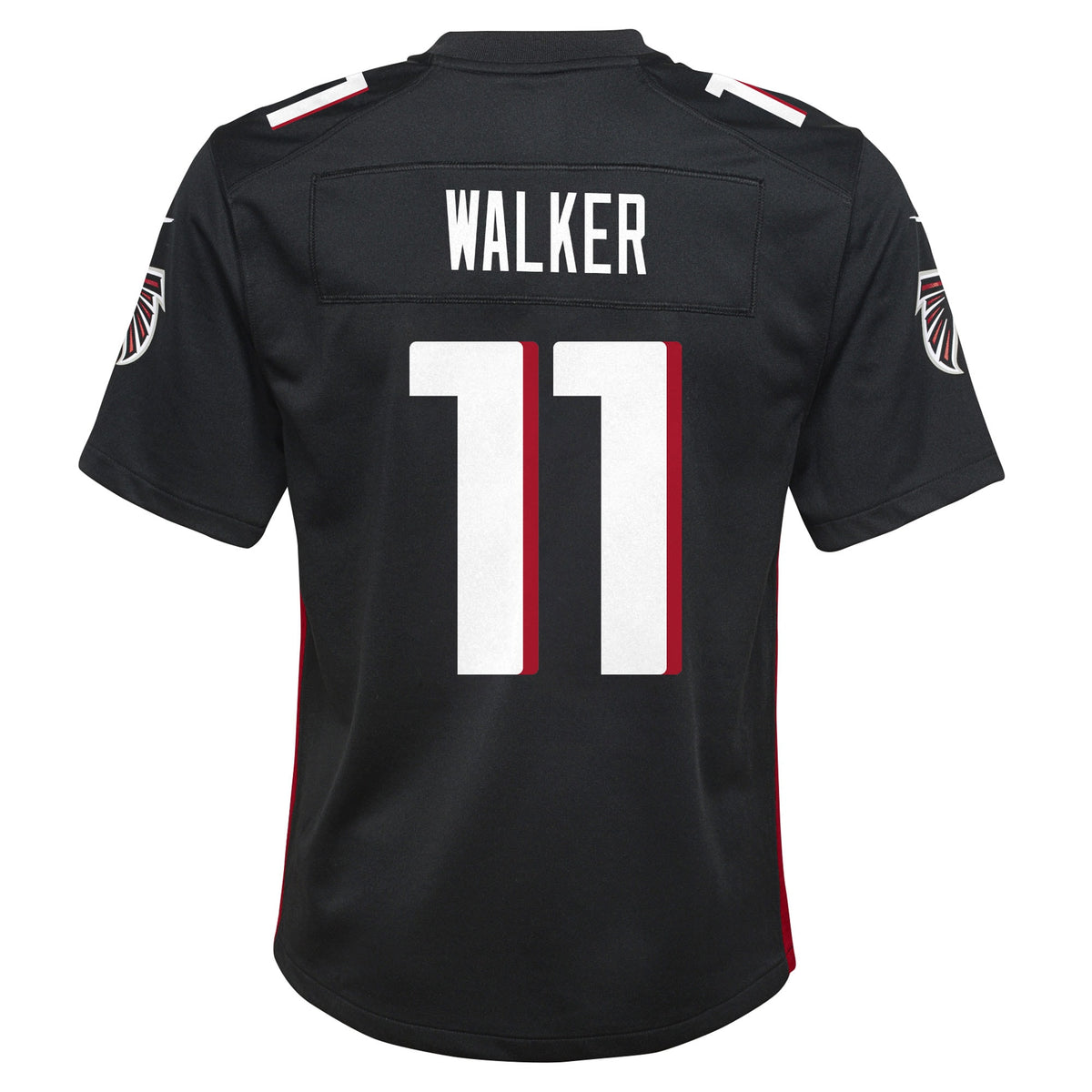 Youth Atlanta Falcons Jalon Walker Nike Black Team Game Jersey