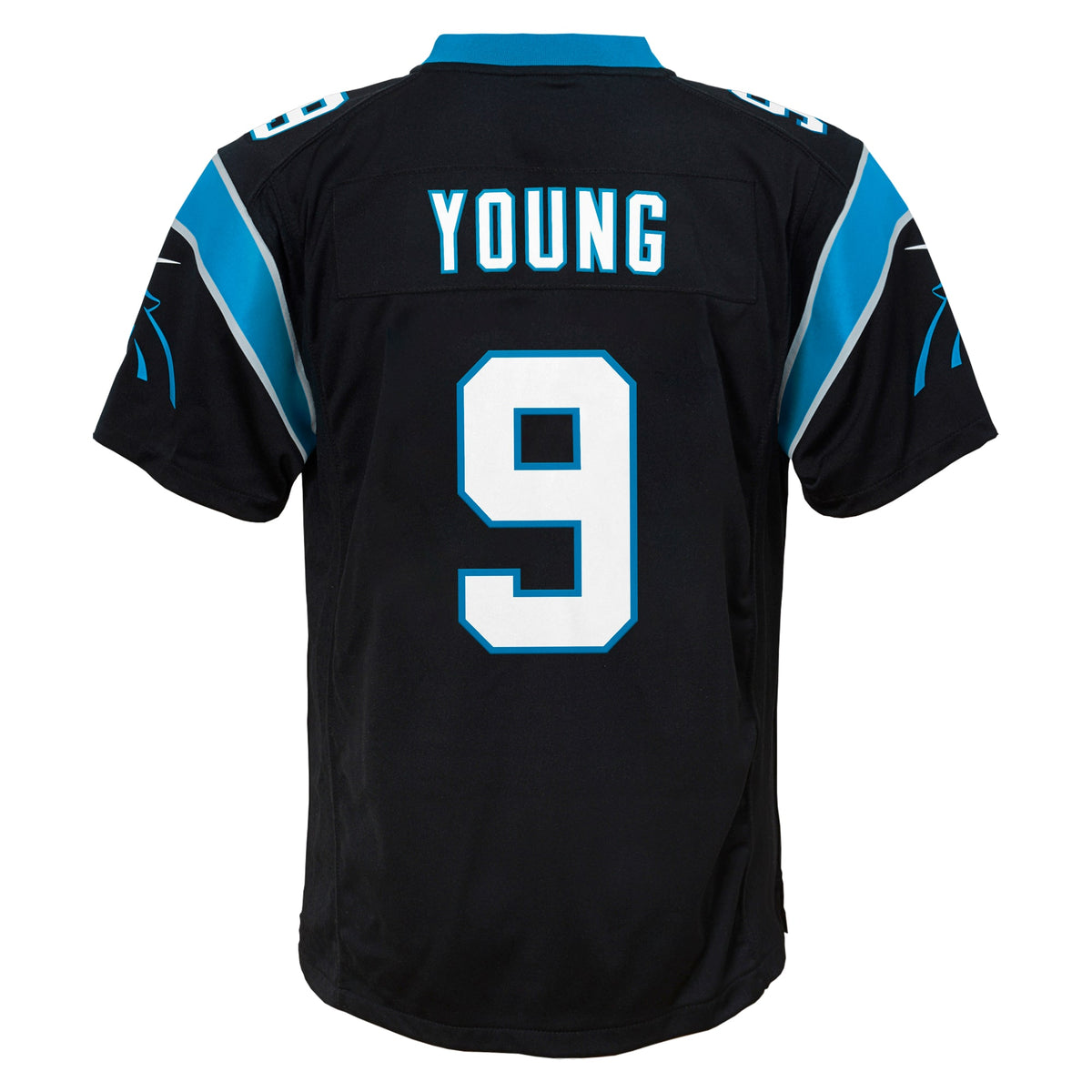 Youth Carolina Panthers Bryce Young Nike Black Game Jersey